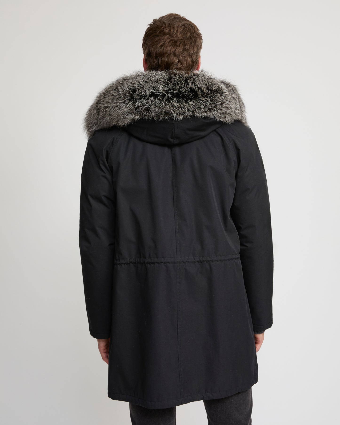 Iconic parka in technical cotton with fox and rabbit fur - Yves Salomon