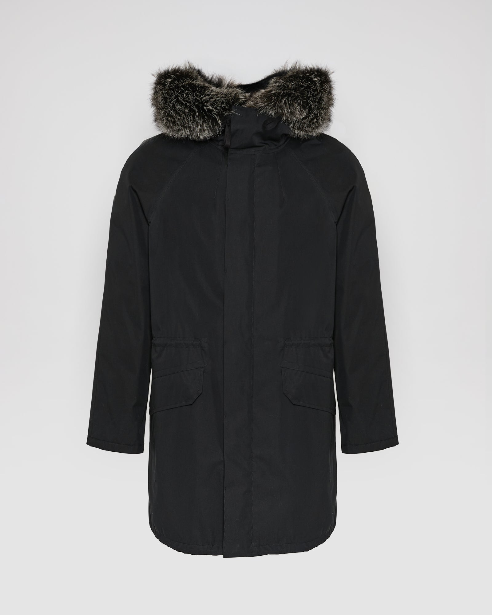 Iconic parka in technical cotton with fox and rabbit fur - Yves Salomon