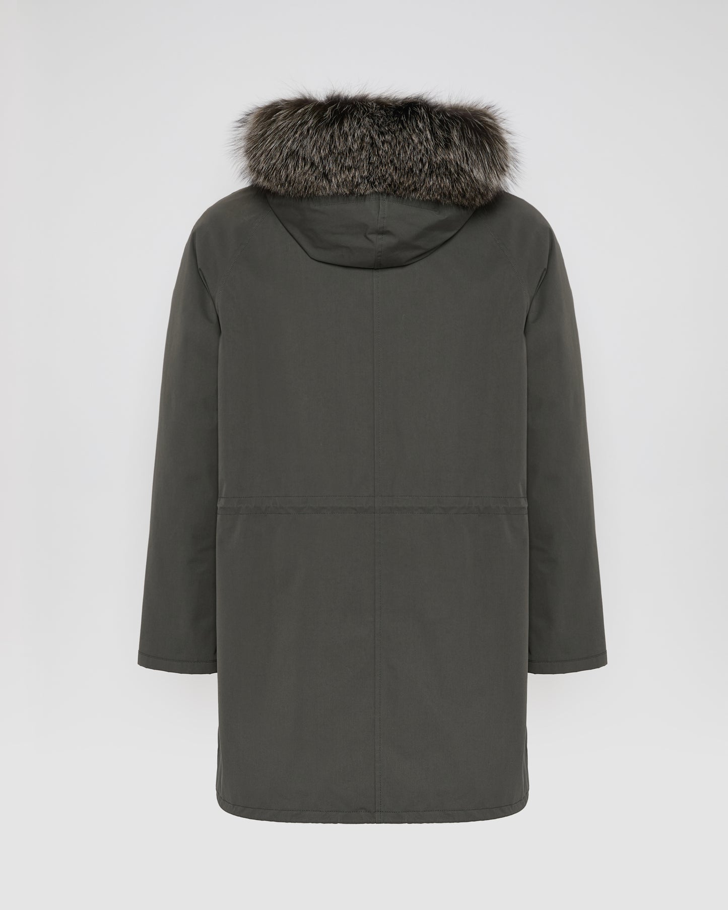 Iconic parka in technical cotton with fox and rabbit fur - Yves Salomon
