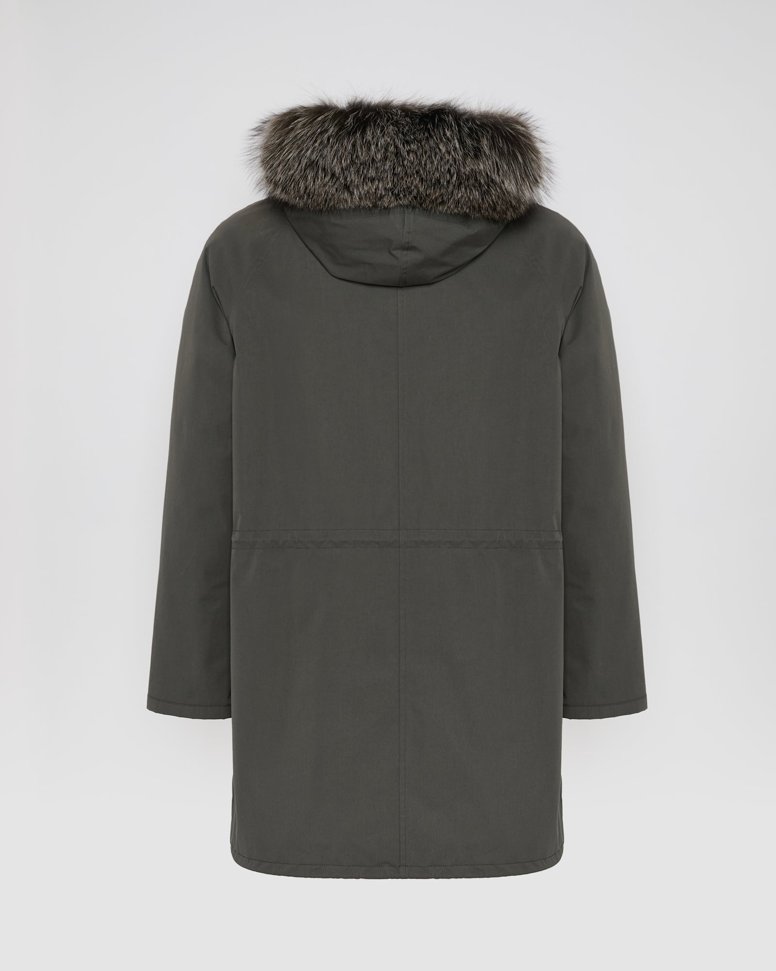 Iconic parka in technical cotton with fox and rabbit fur - Yves Salomon