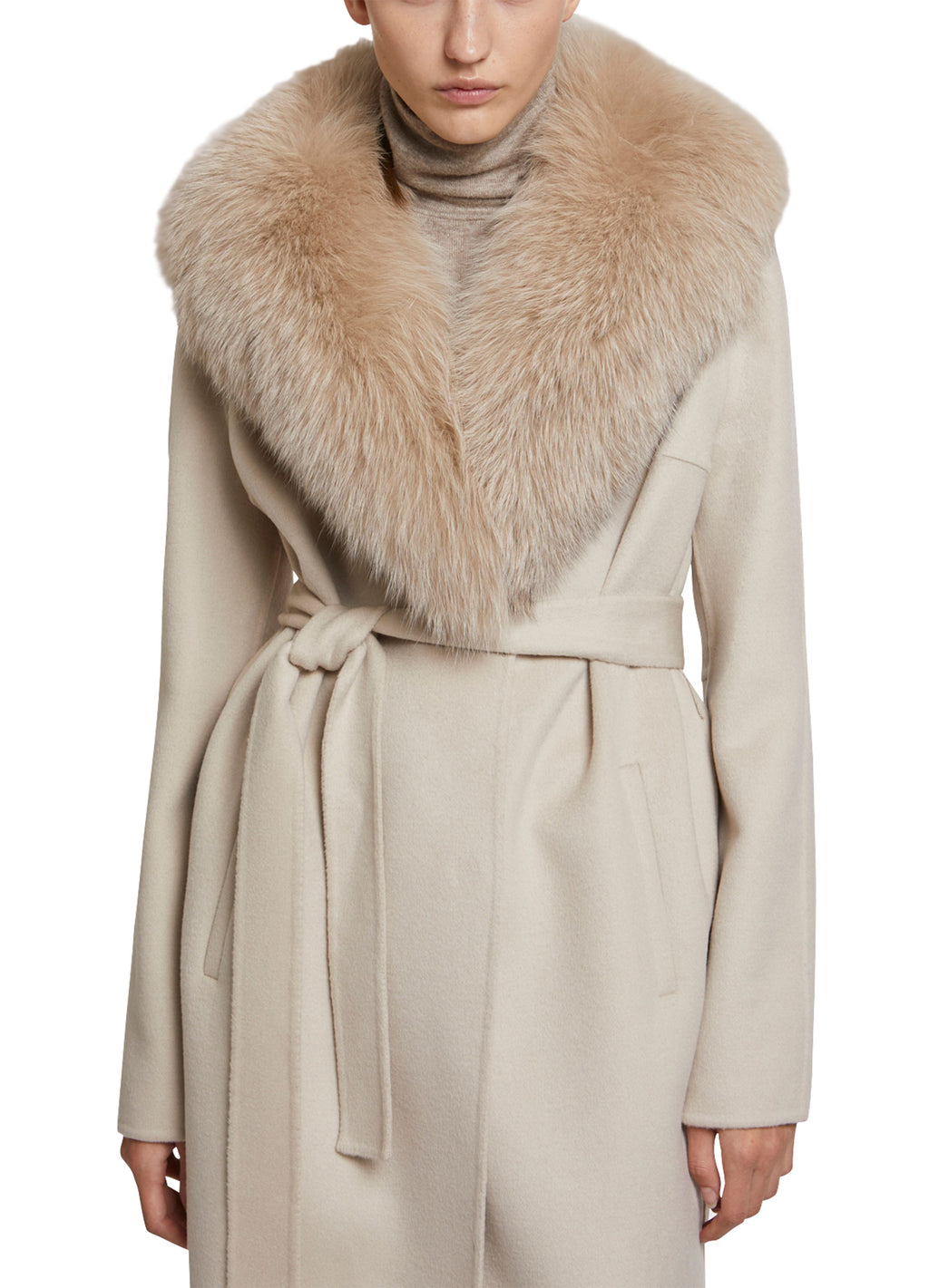 Super160's WOOL DOUBLE BREASTED LONG COAT｜TOP GRAY – Cornier