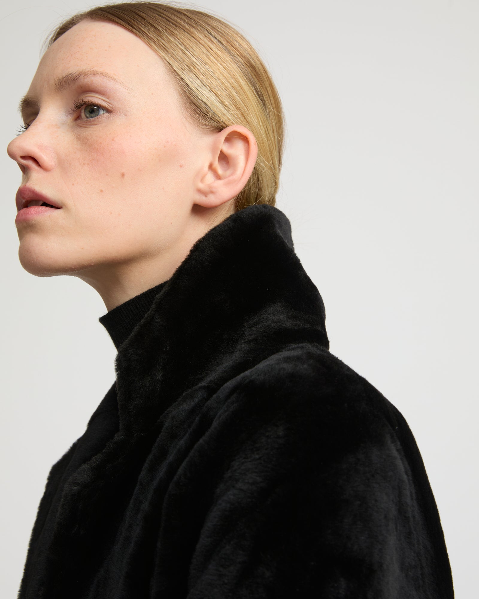 Reversible merino shearling coat - Yves Salomon