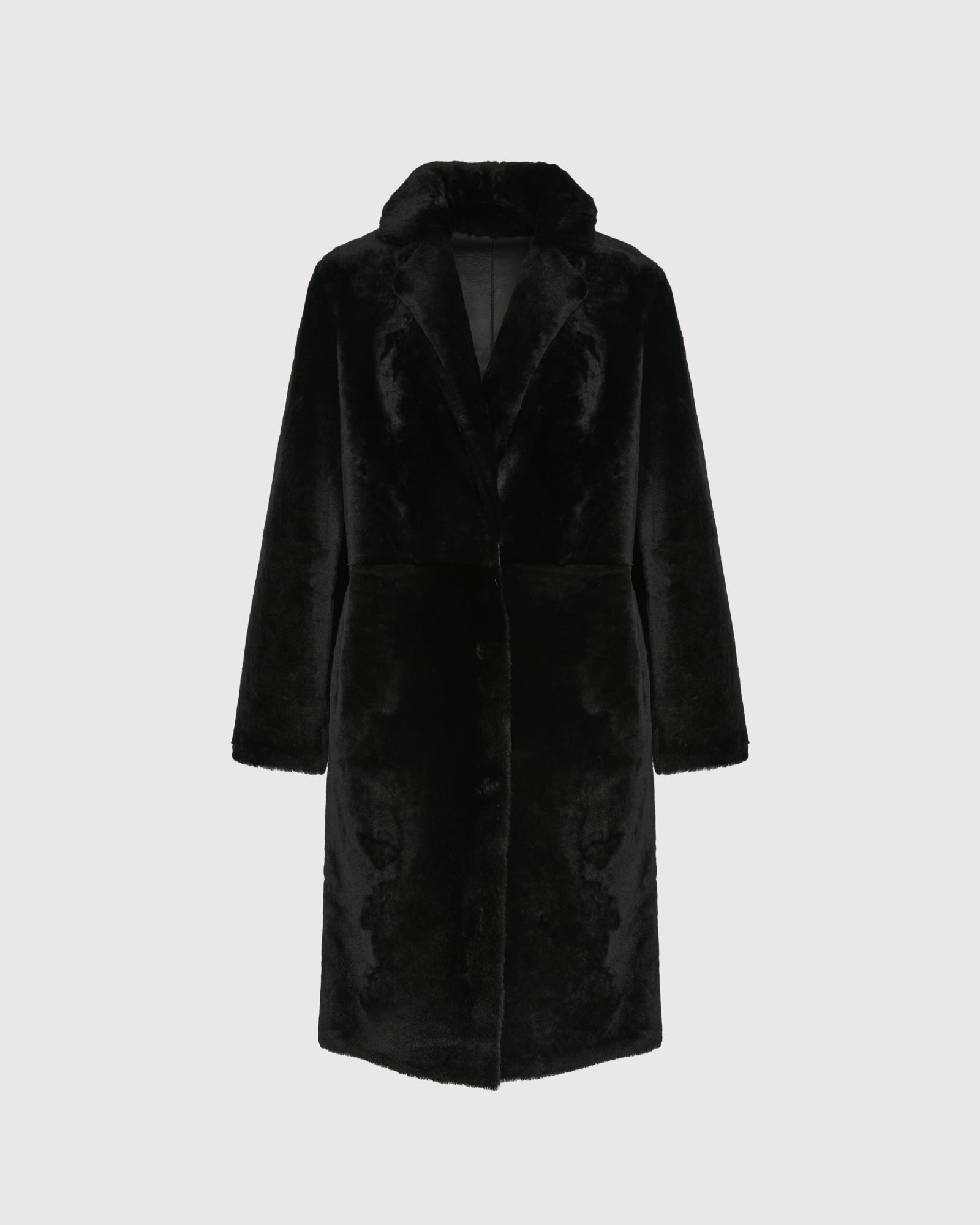Reversible merino shearling coat - Yves Salomon