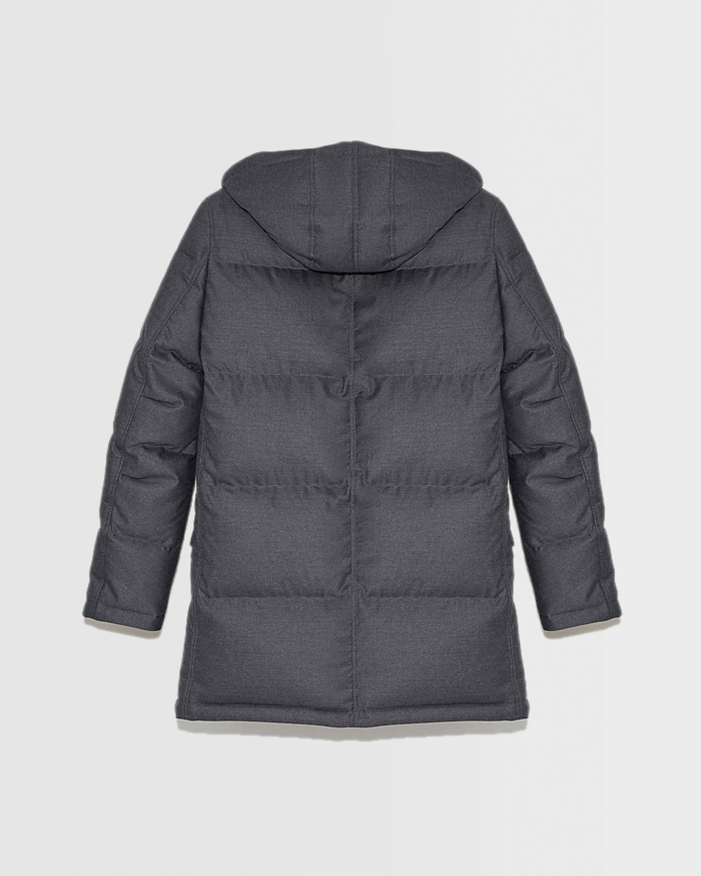 3/4 down jacket in Loro Piana fabric and long-haired mink fur -Yves Salomon