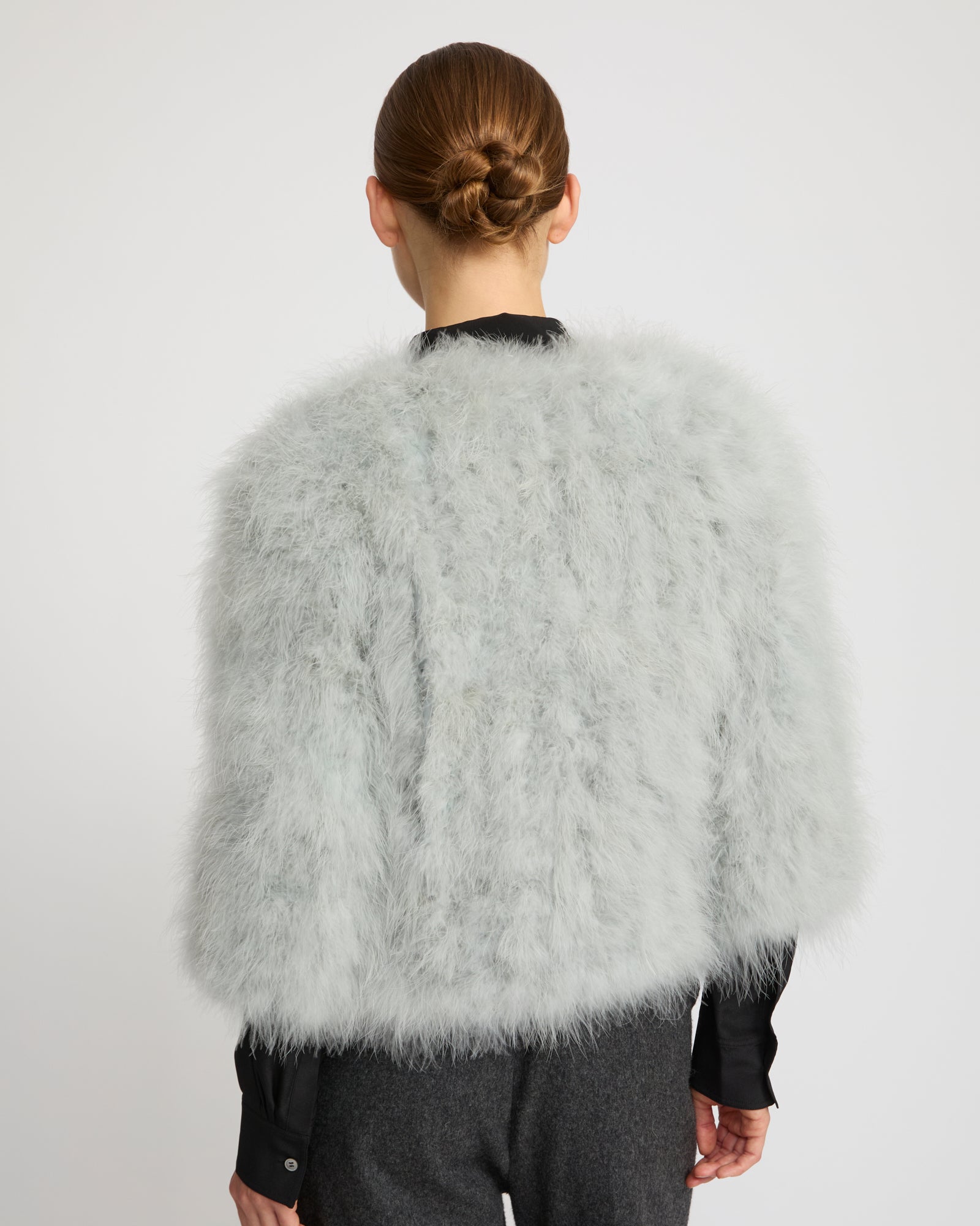 Short feather jacket - Yves Salomon