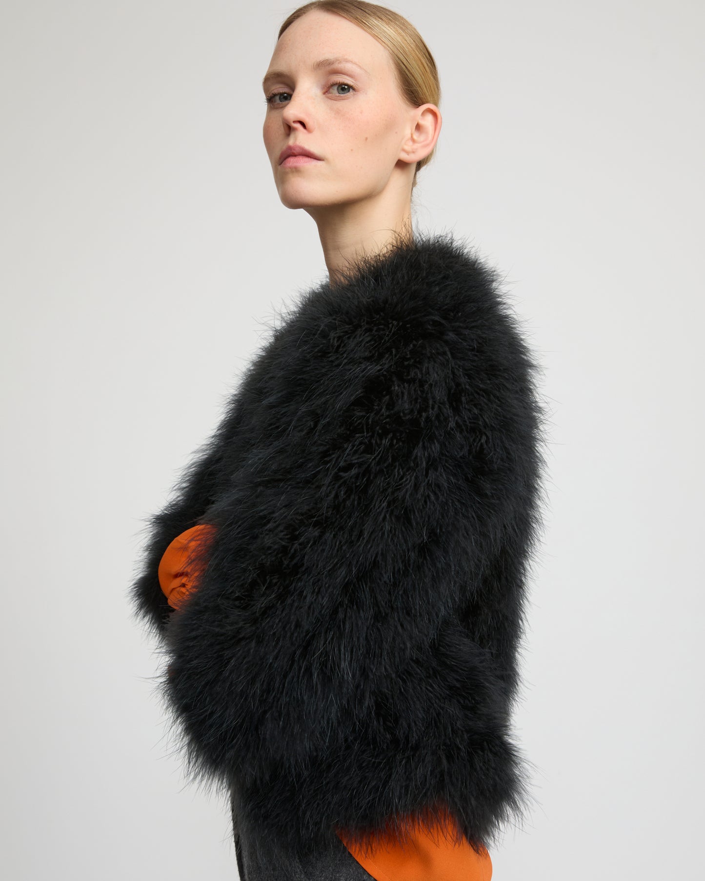 Short feather jacket - Yves Salomon