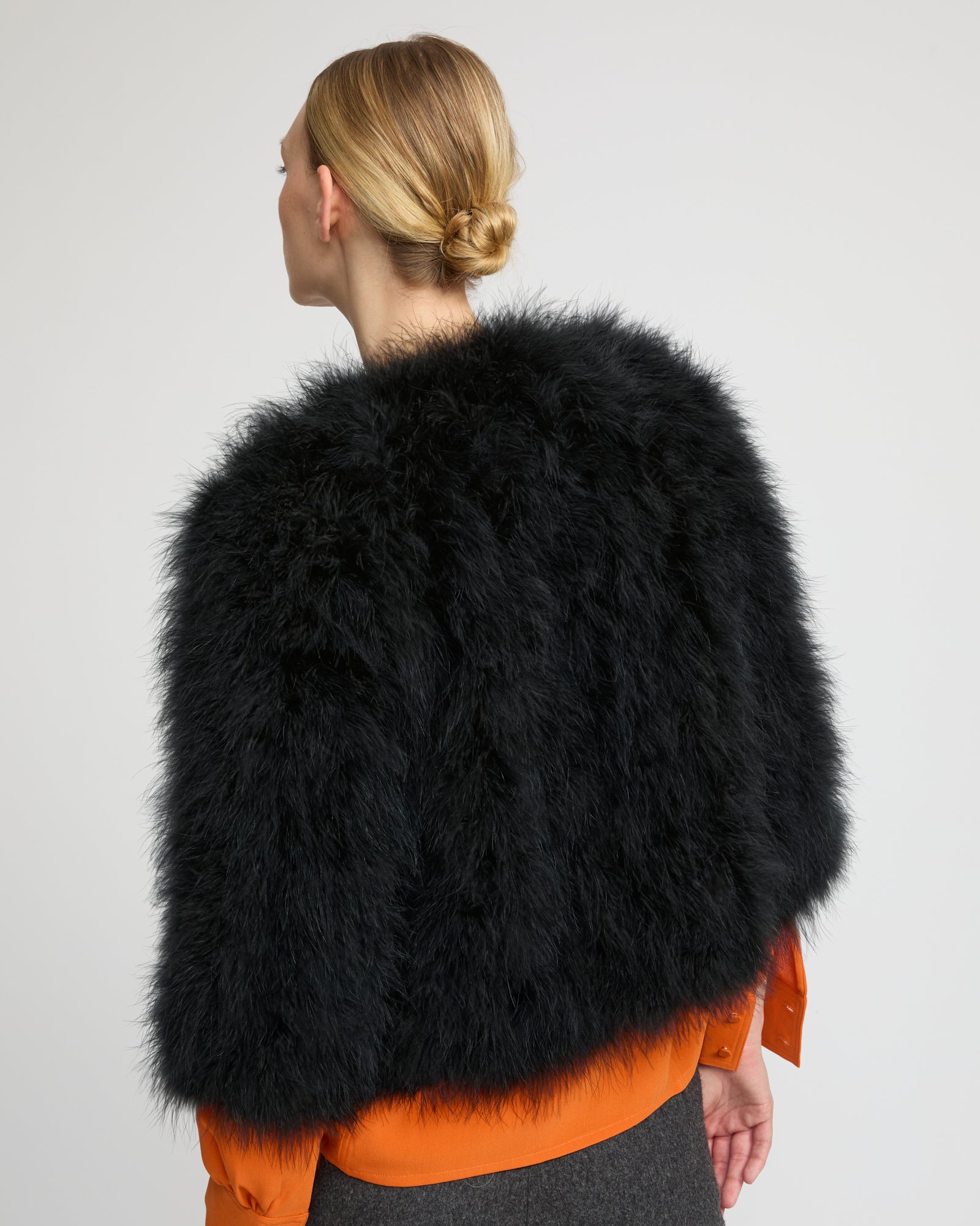 Short feather jacket - Yves Salomon