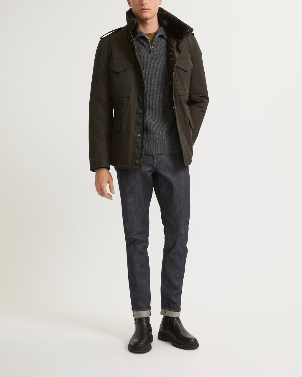 SOLOV QUILTING FIELD JACKET