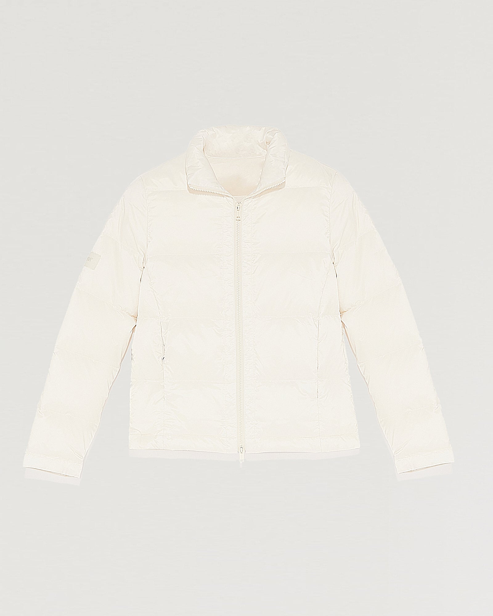 Short light down jacket - White - Winter sale – Yves Salomon US