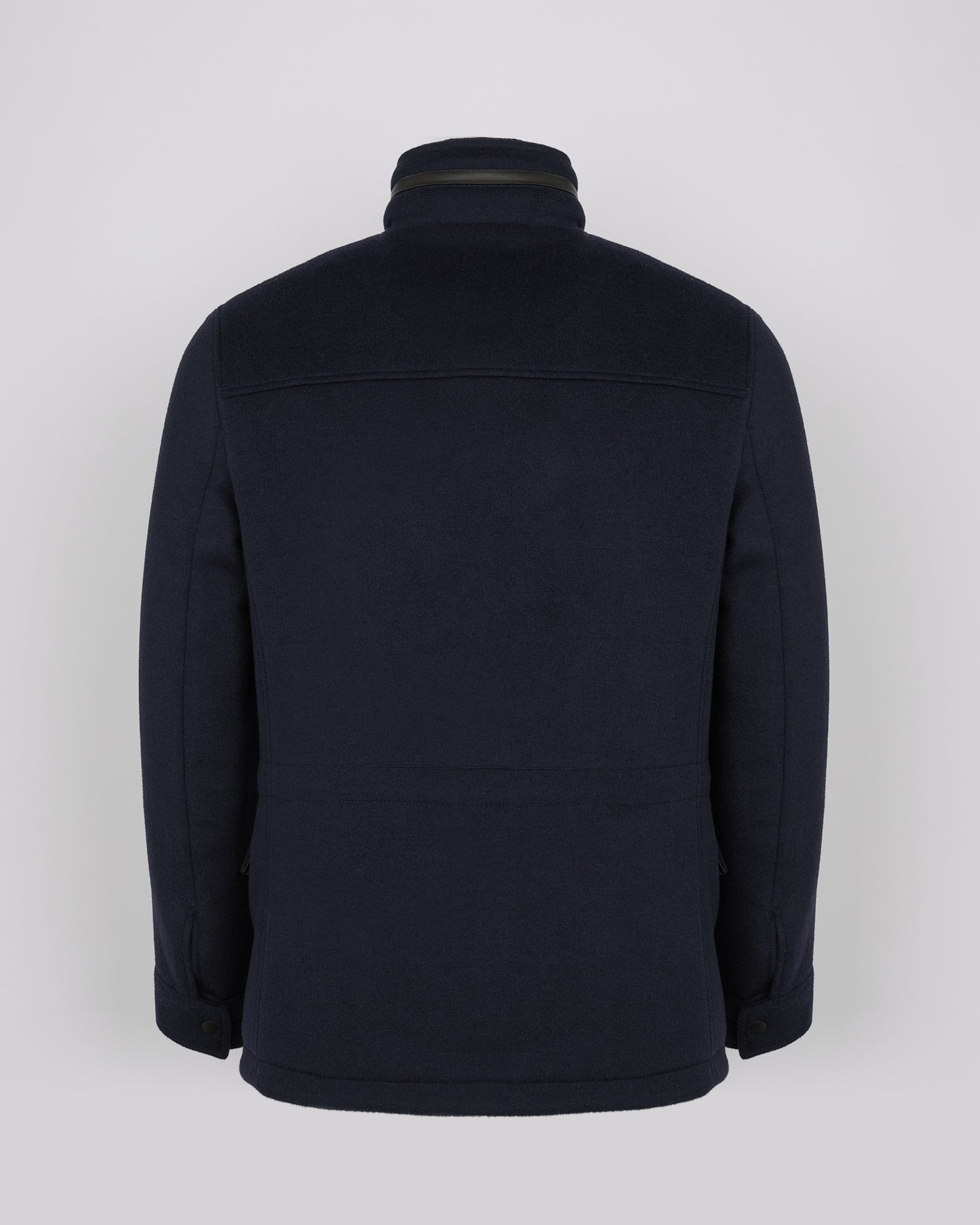 Field jacket in double-sided wool-cashmere with mink trim -Yves Salomon