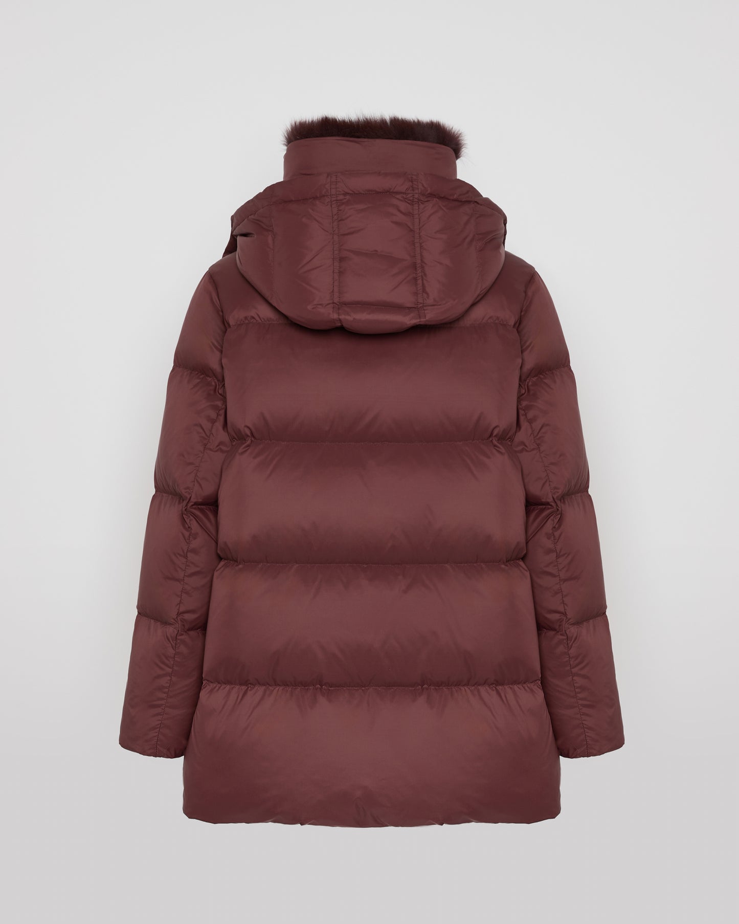 Iconic "A" line down jacket with fox fur collar - Yves Salomon