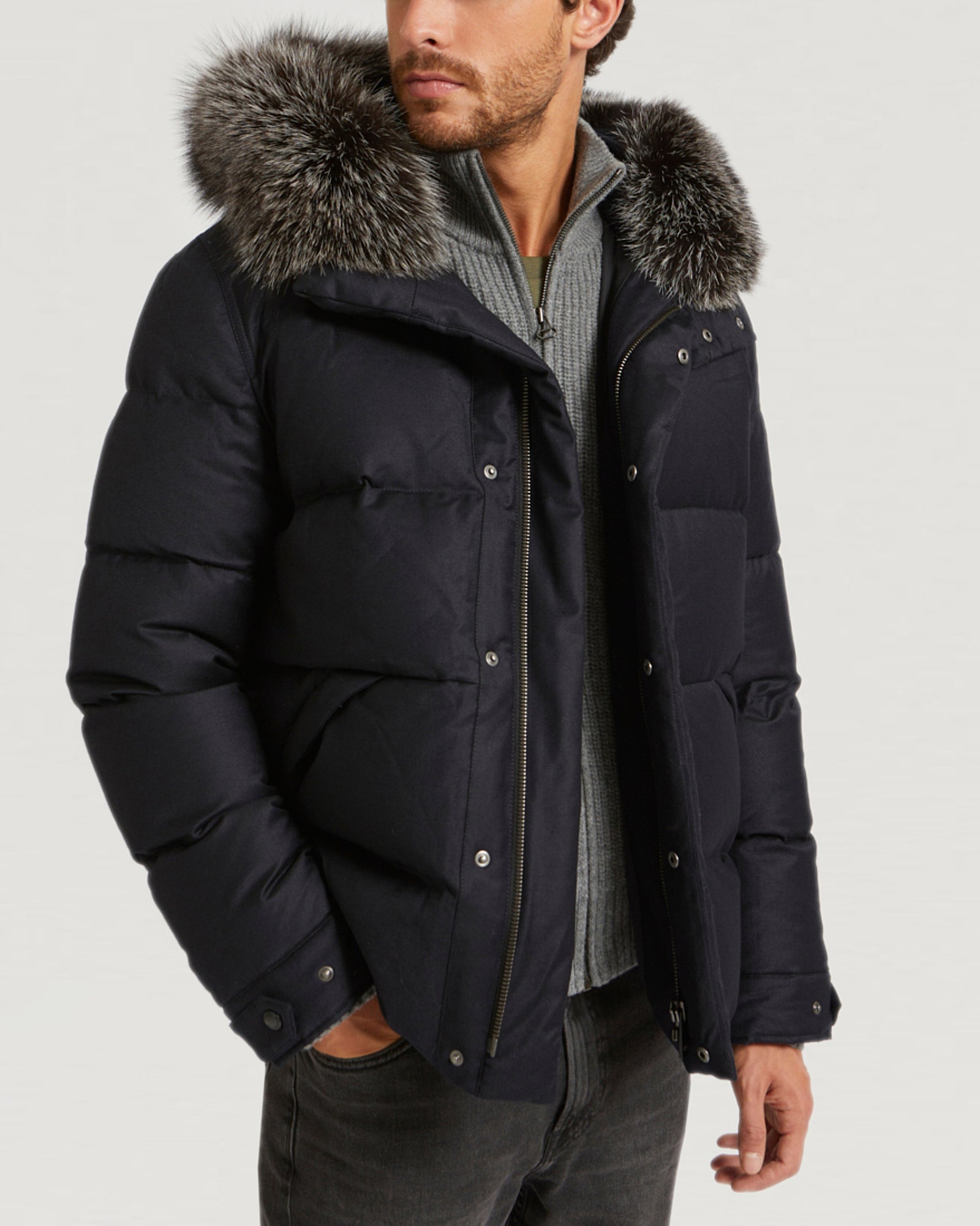 Down Jacket Loro Piana Winter Coat Loro Piana Fabric Down Jacket