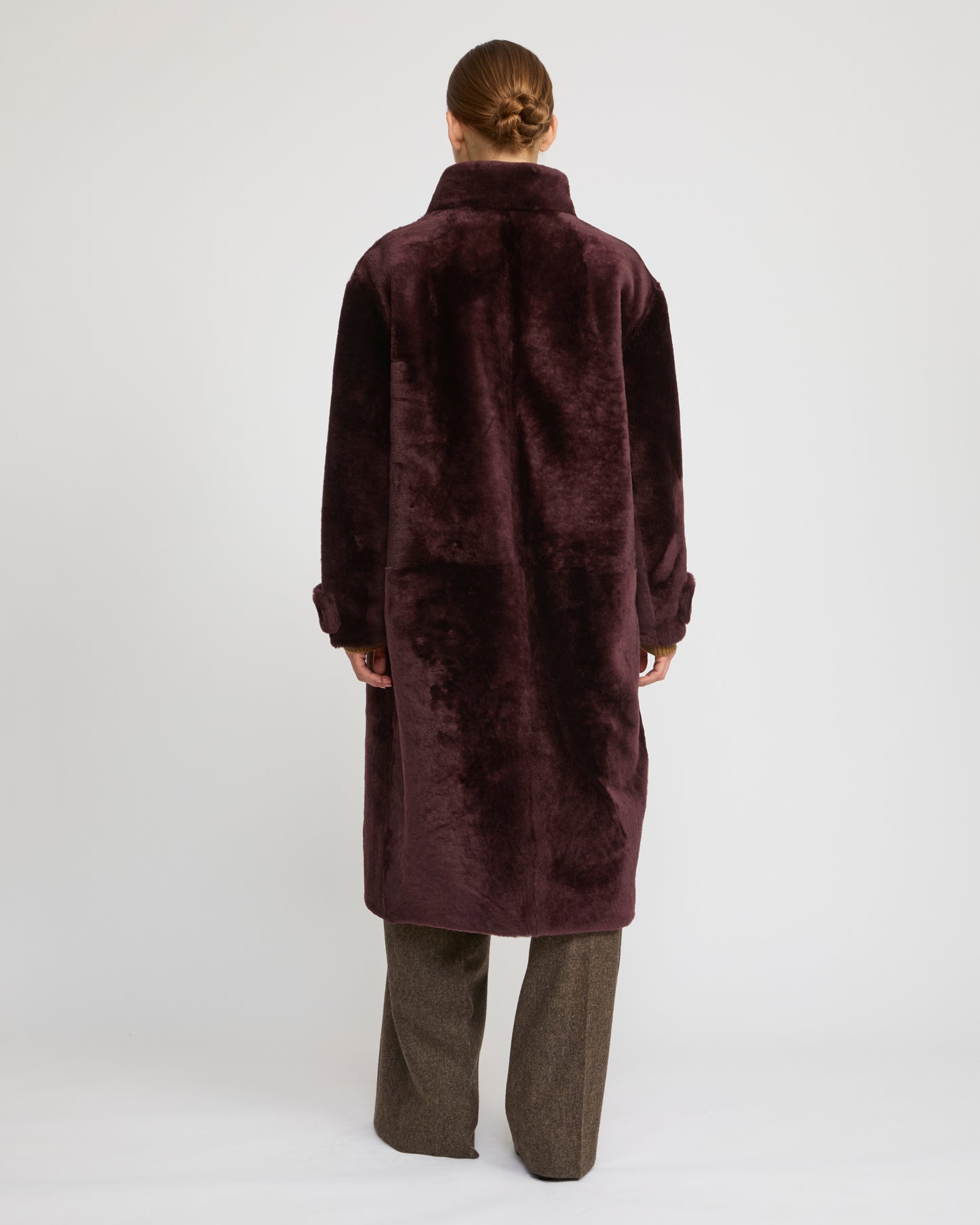 Officer coat in merino - Yves Salomon