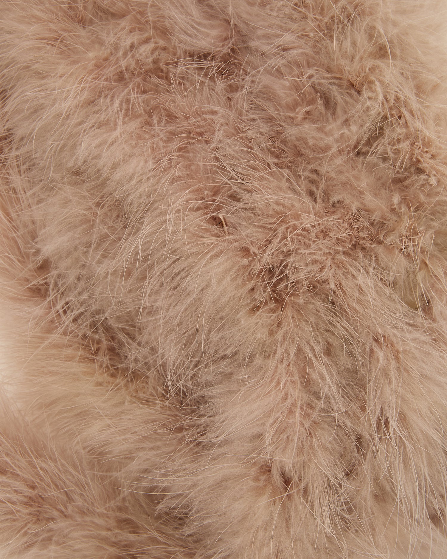 Maxi feather fringe scarf - Yves Salomon