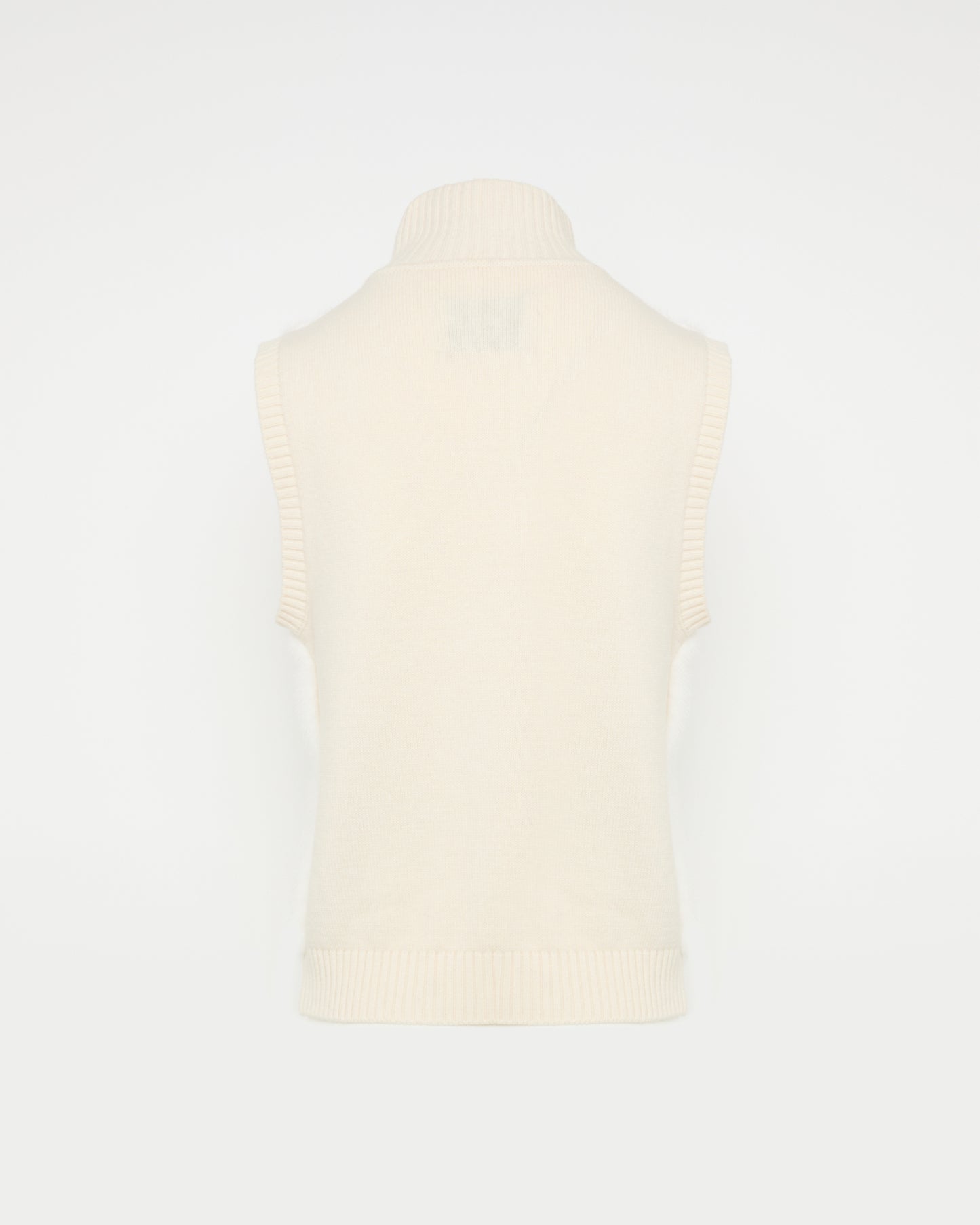 Merino knit and mink fur gilet -Yves Salomon