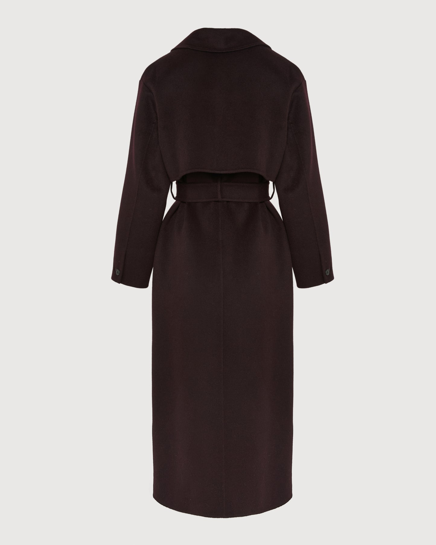 Double-sided wool-blend trench coat - Yves Salomon