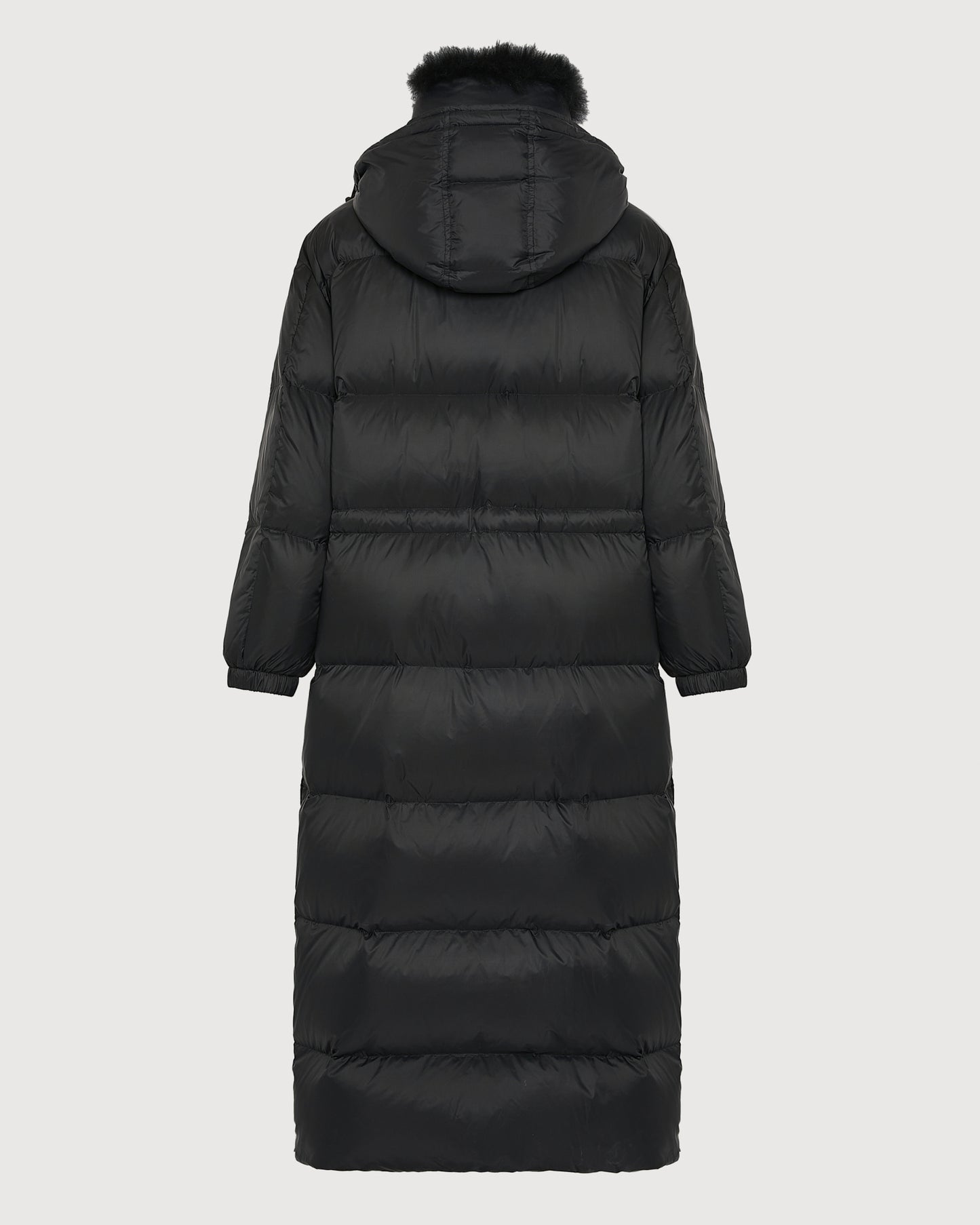 Extra-long down jacket with hood - Yves Salomon
