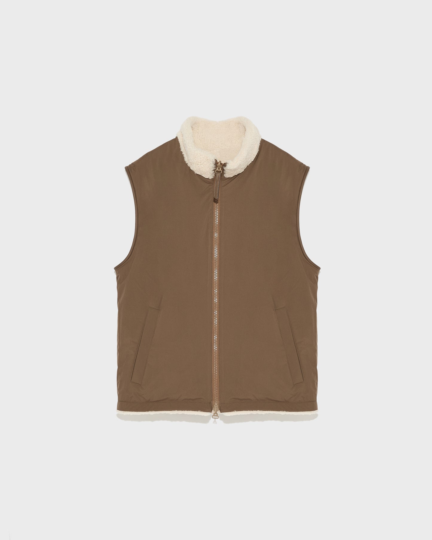 Winter sale & boxing day Yves Salomon -Reversible shearling fleece gilet