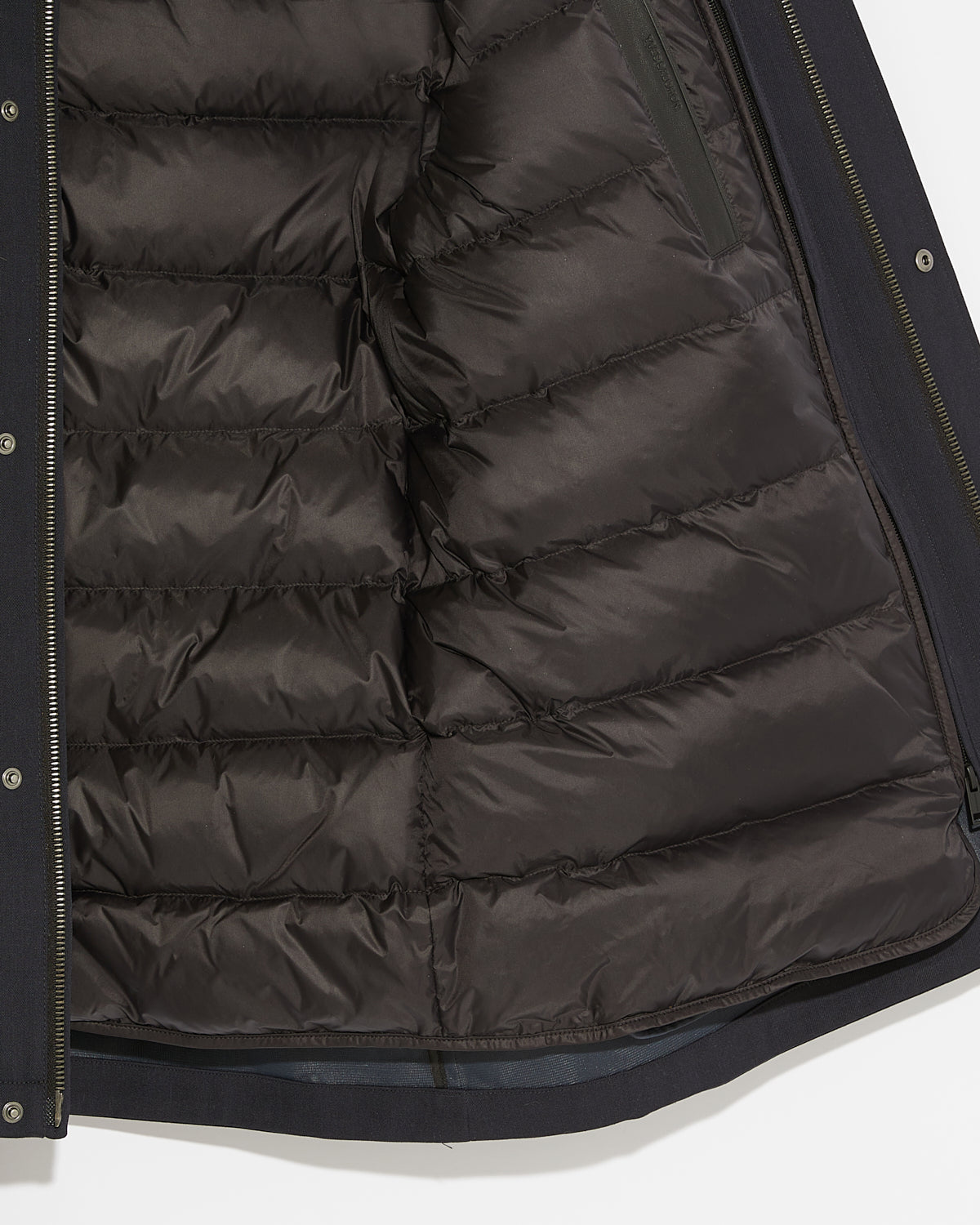 Field jacket in waterproof technical wool and mink fur -Yves Salomon