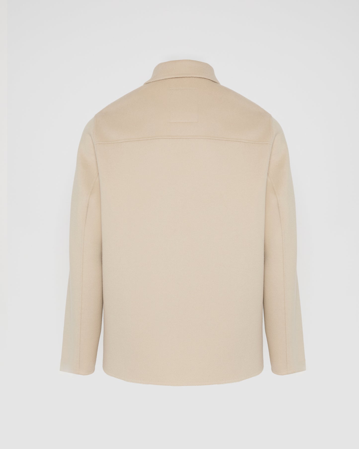 Workwear jacket in double-sided wool-cashmere fabric - Yves Salomon