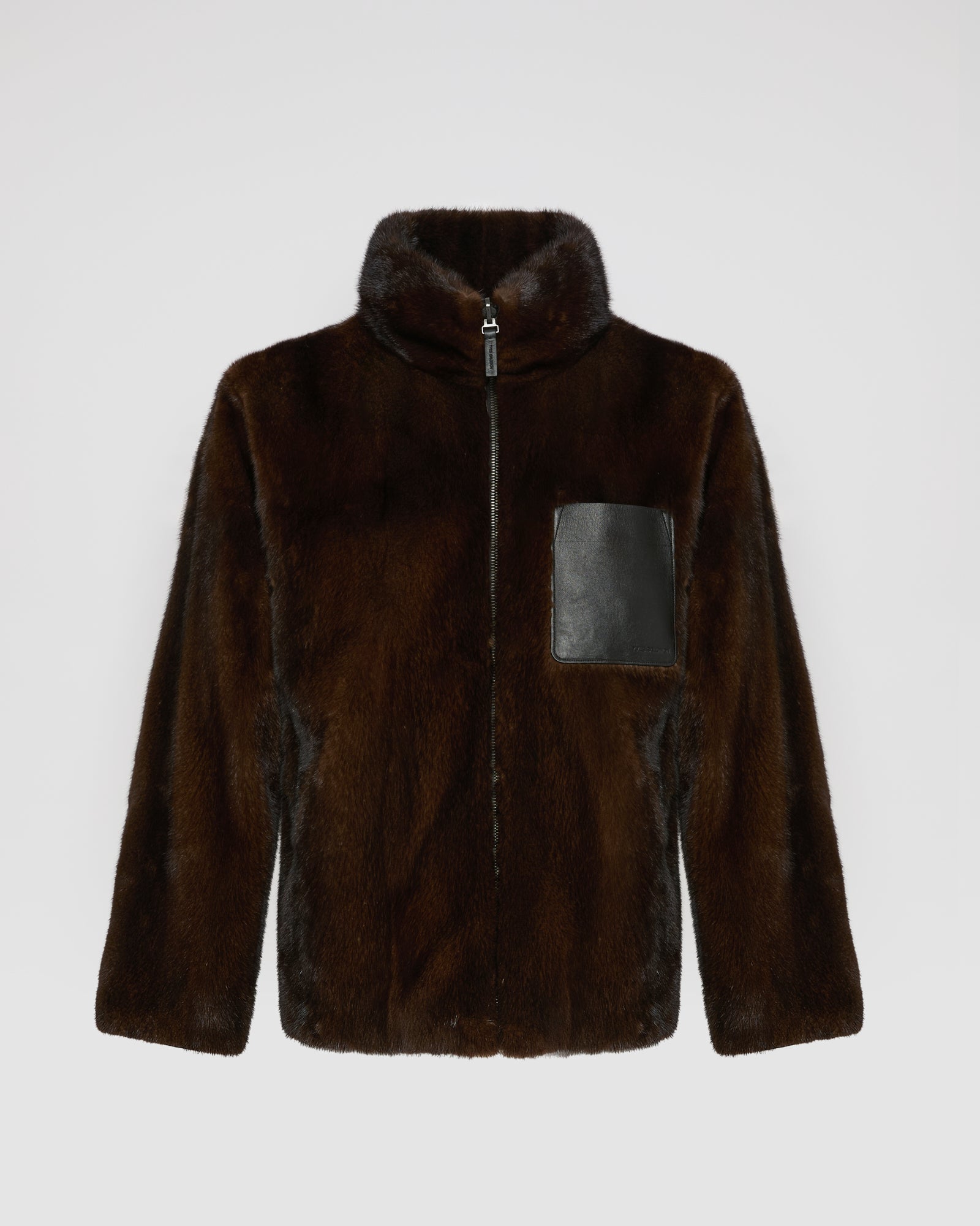 Reversible mink fur fleece jacket - Yves Salomon