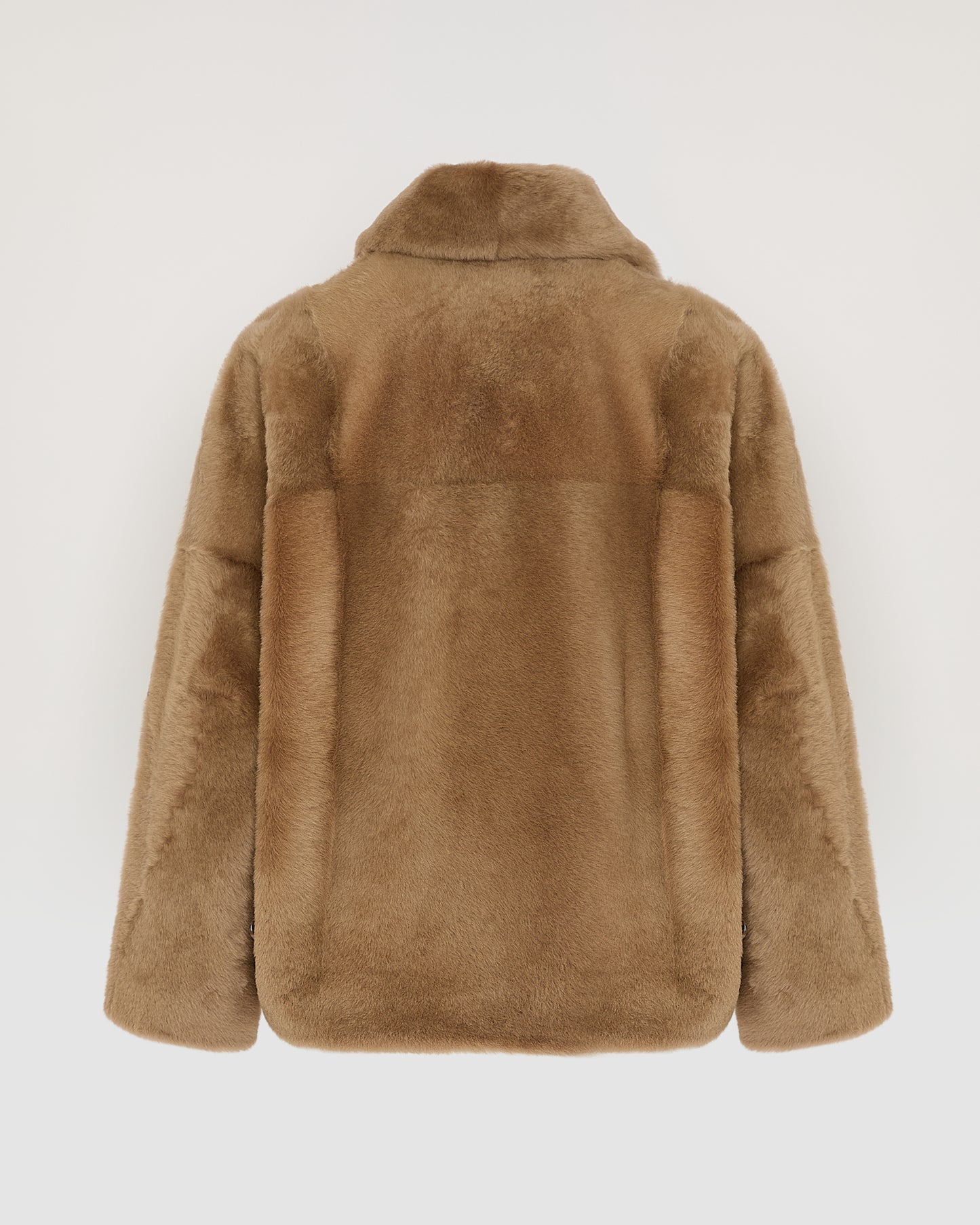 Shearling pea jacket - Yves Salomon