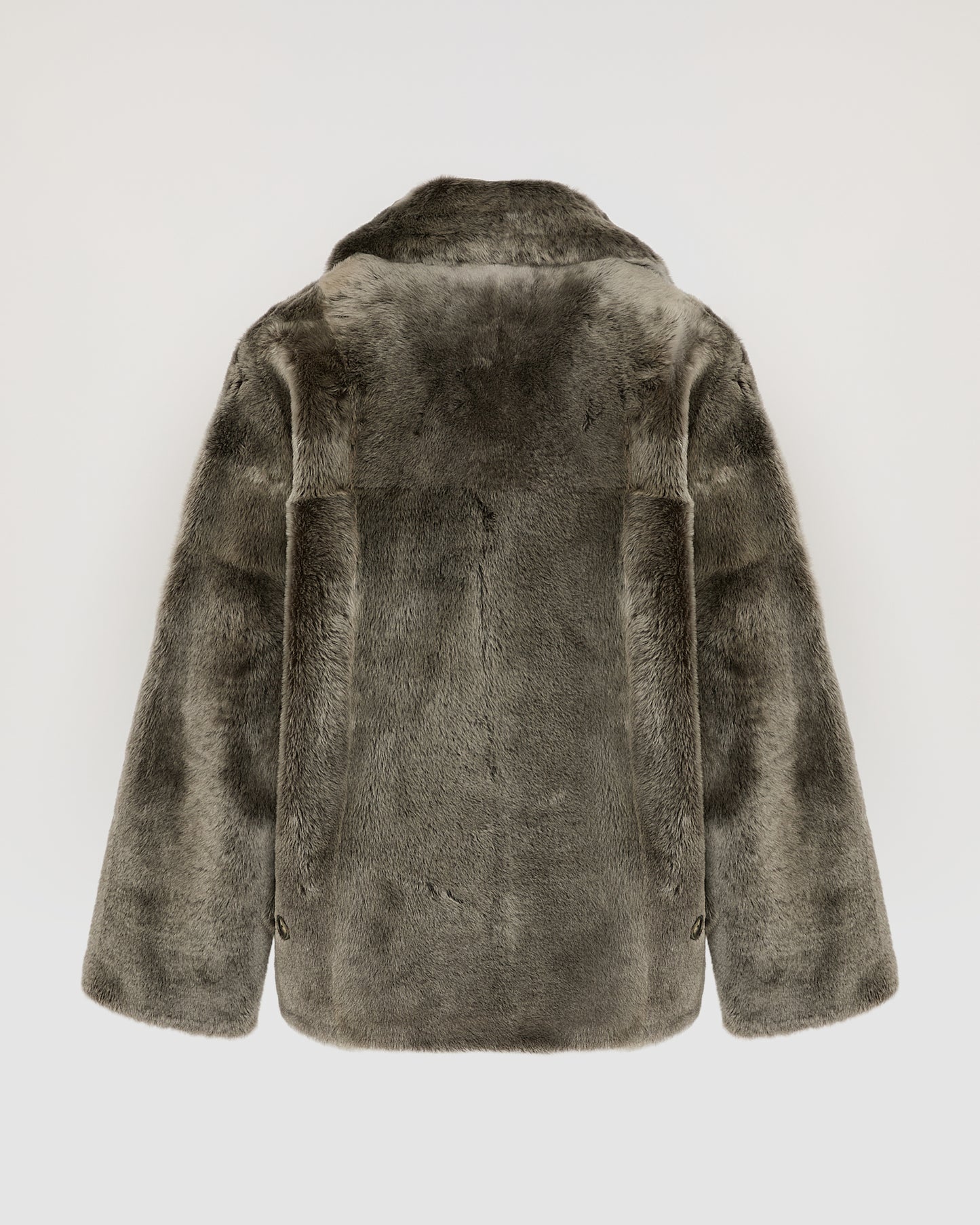 Shearling pea jacket - Yves Salomon