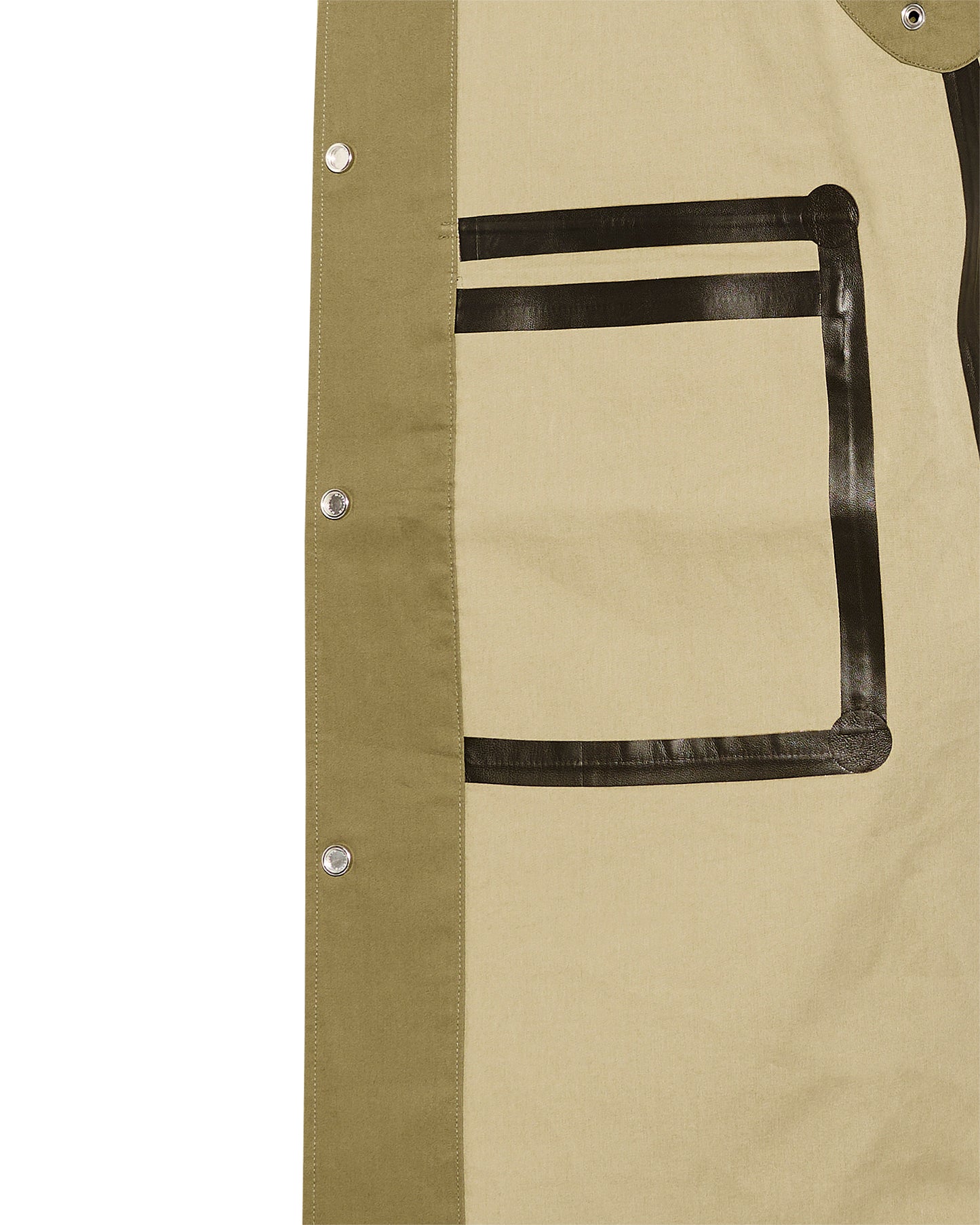 Two-tone double-sided cotton coat