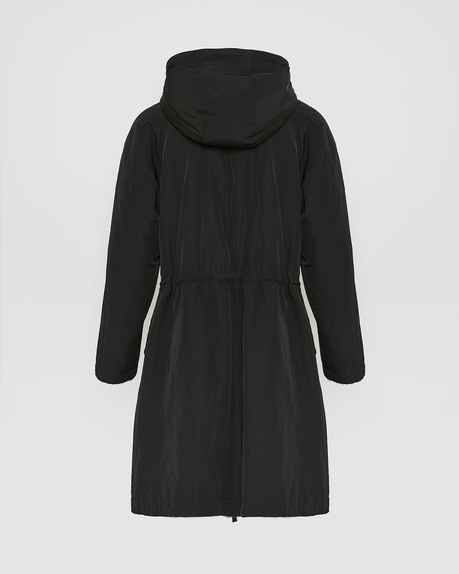 Reversible parka in technical fabric and mink fur - Yves Salomon