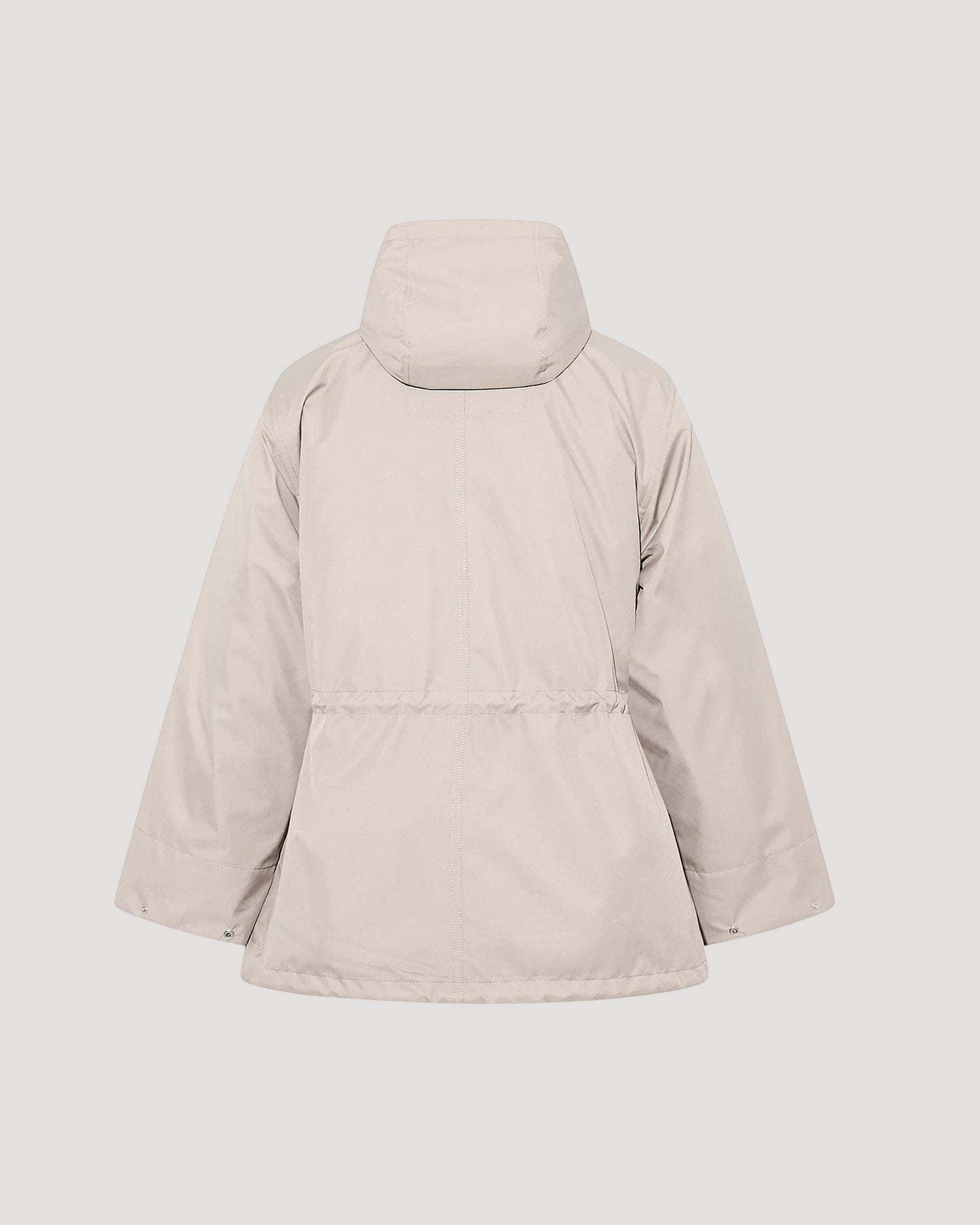 Technical fabric and mink parka - Yves Salomon