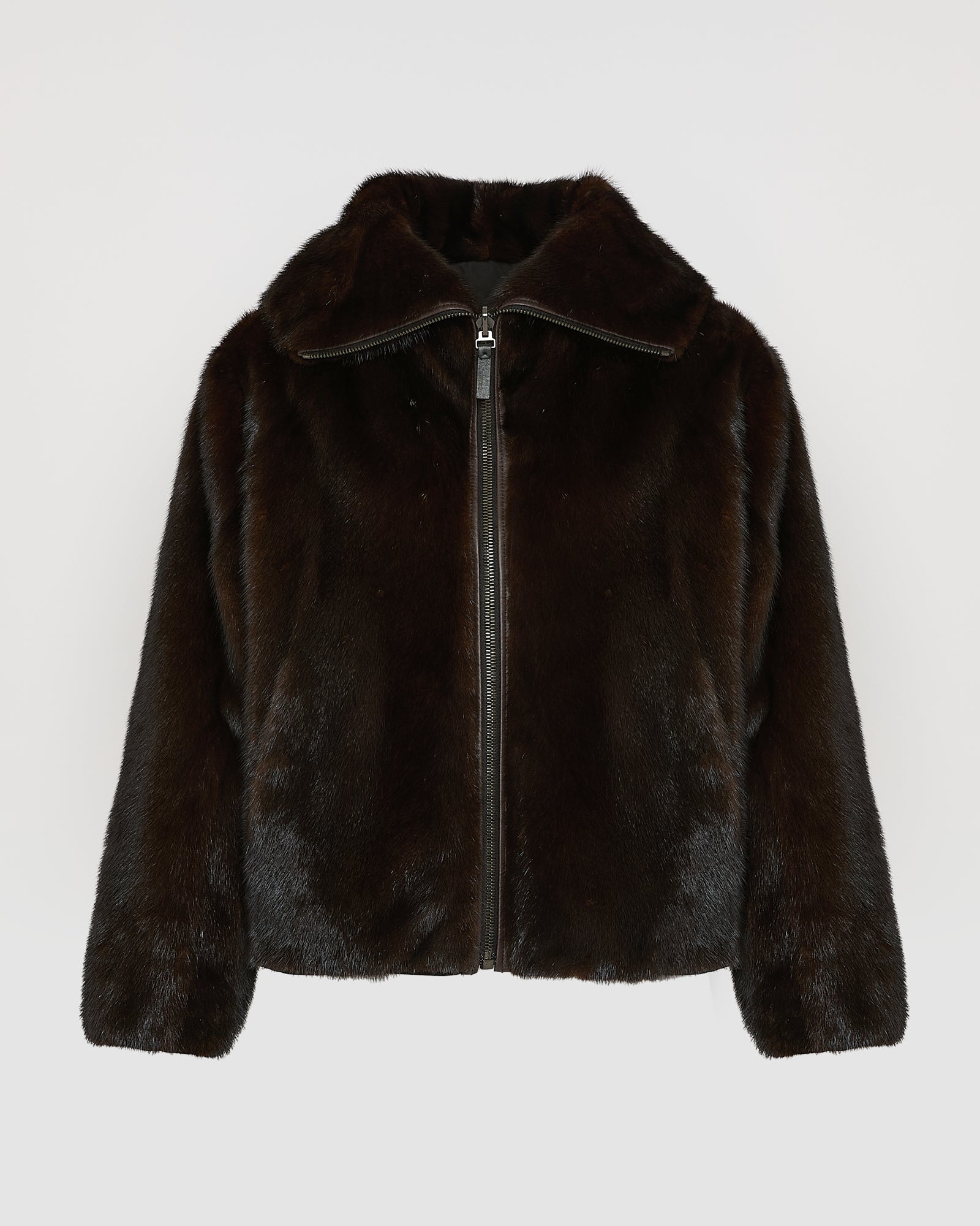 Reversible jacket in technical fabric and mink fur - Yves Salomon