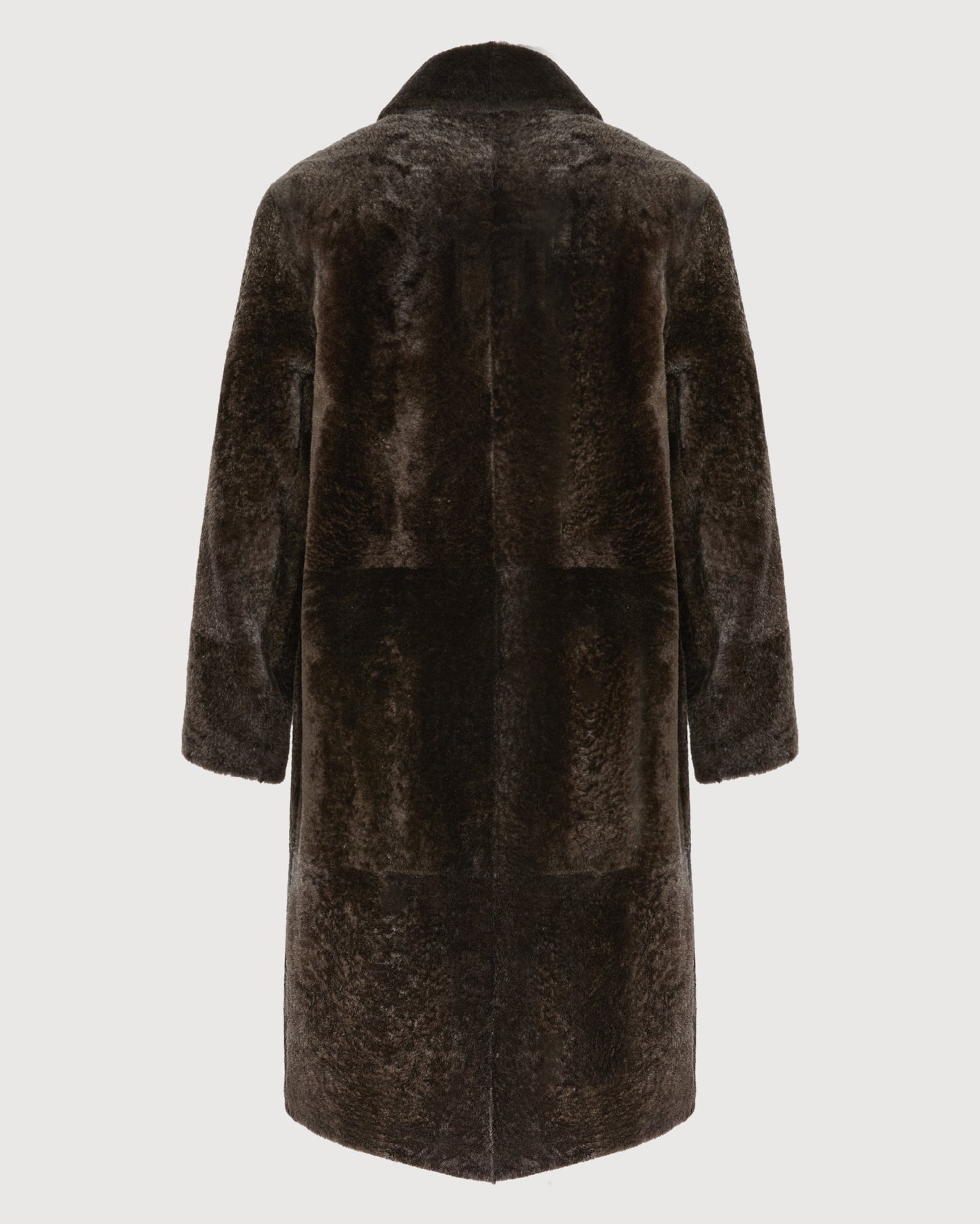 7/8 coat in Lacon shearling lambskin - Yves Salomon