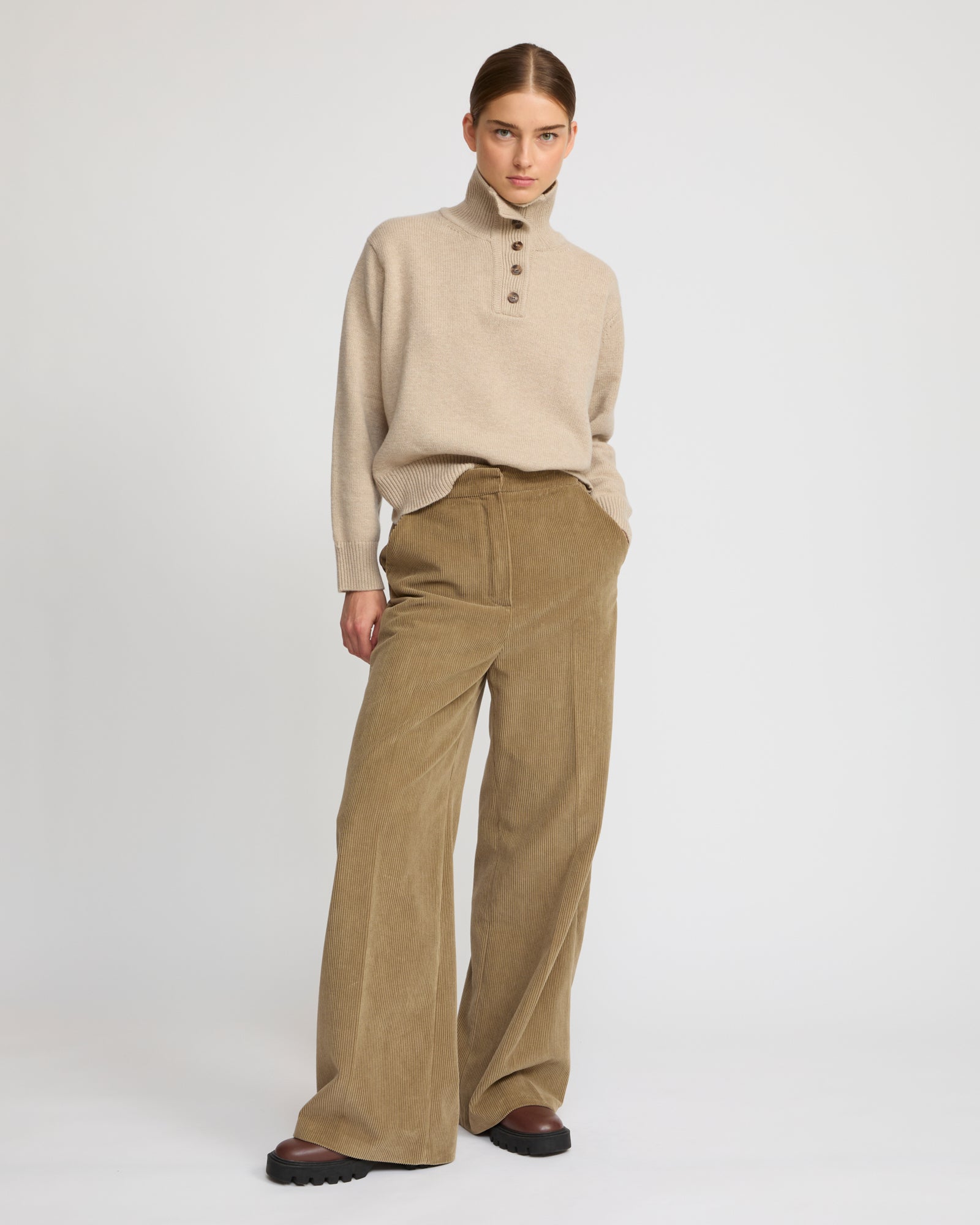 Corduroy Velvet Wide Leg Trousers Corduroy Velvet Wide Leg Trousers