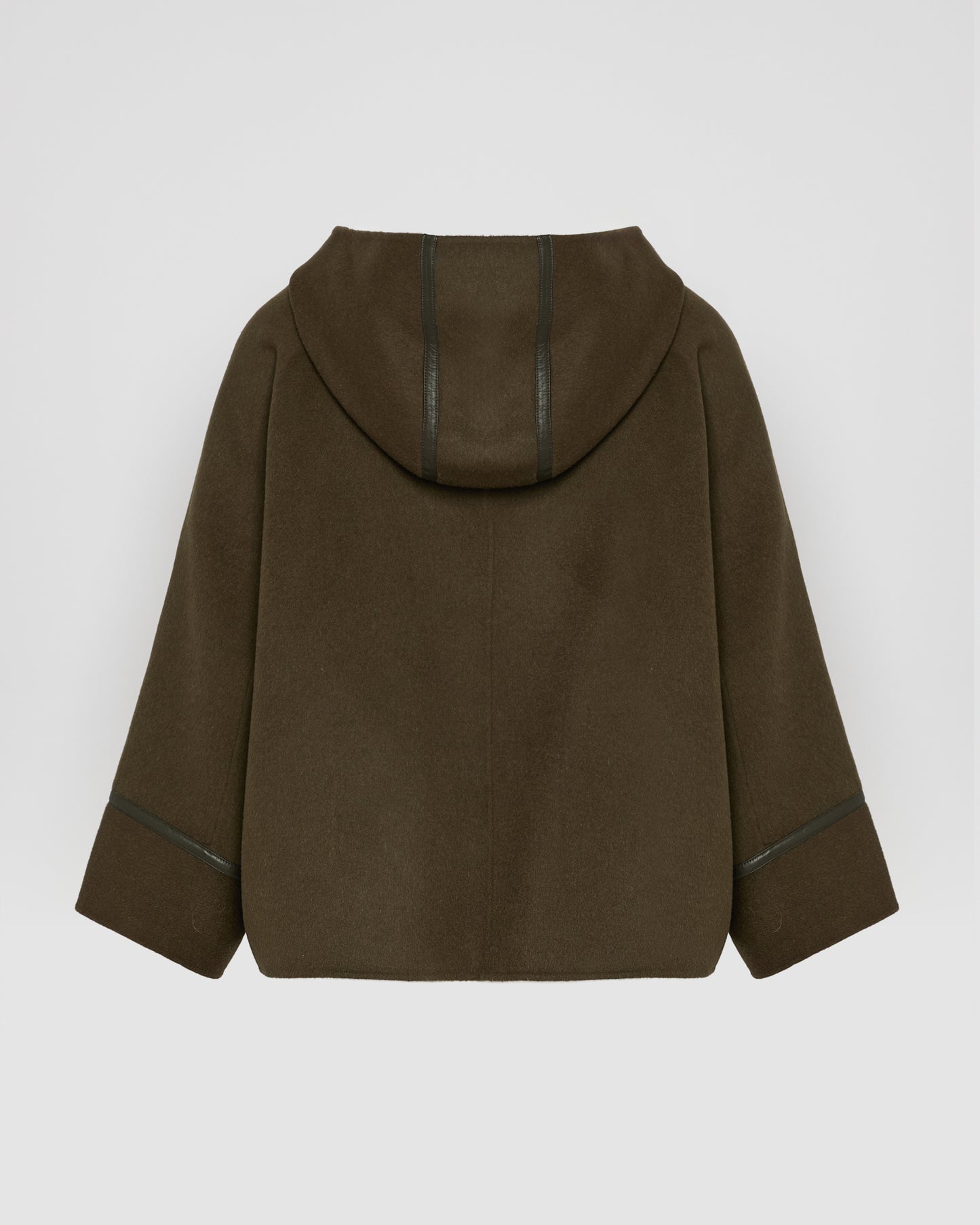 Double-sided cashmere-blend hooded jacket - Yves Salomon