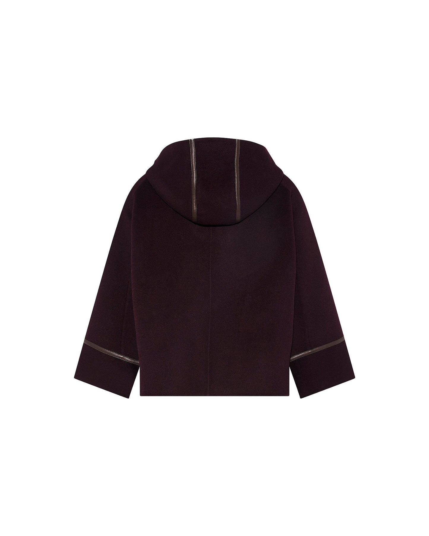 Double-sided cashmere-blend hooded jacket - Yves Salomon