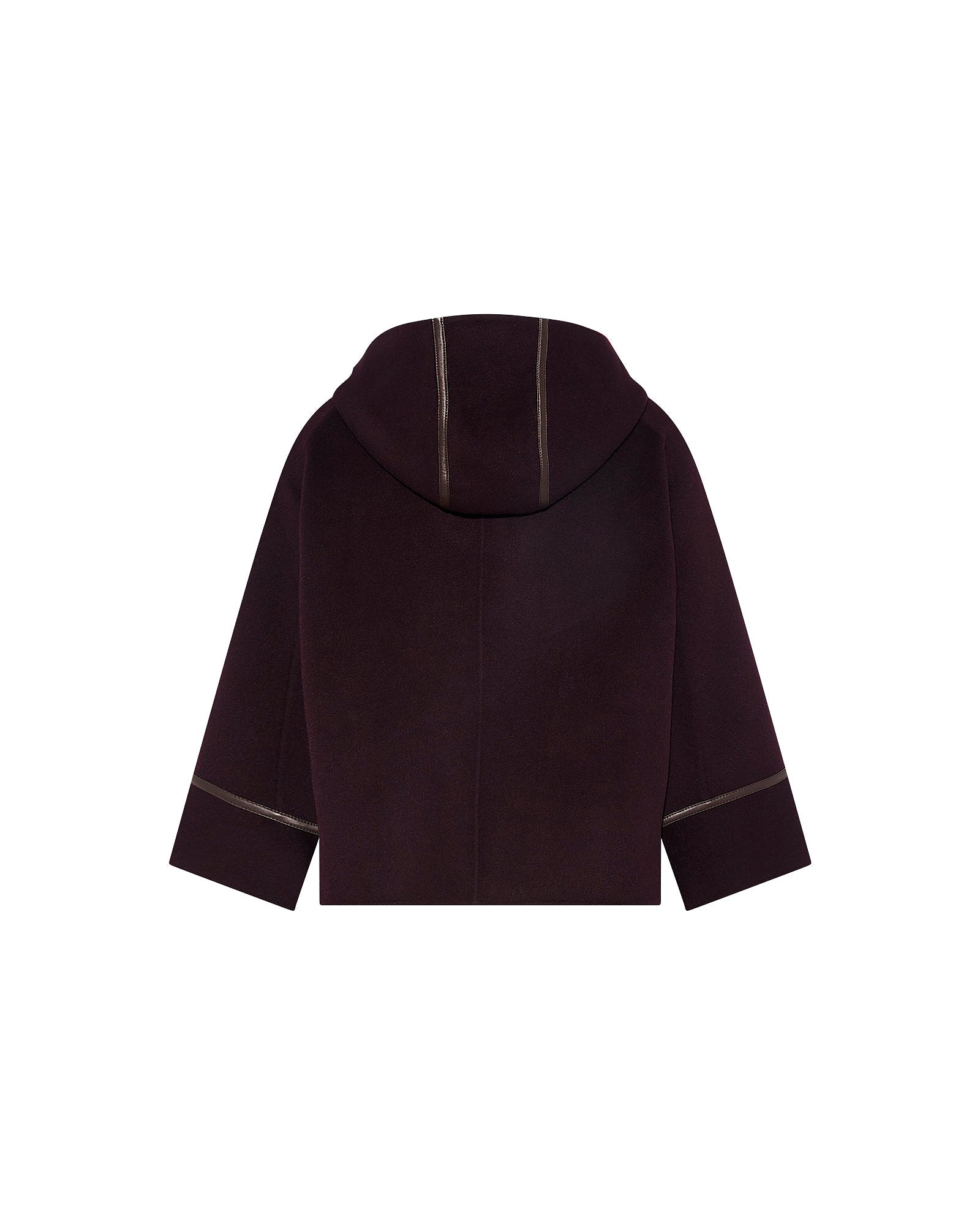 Double-sided cashmere-blend hooded jacket - Yves Salomon