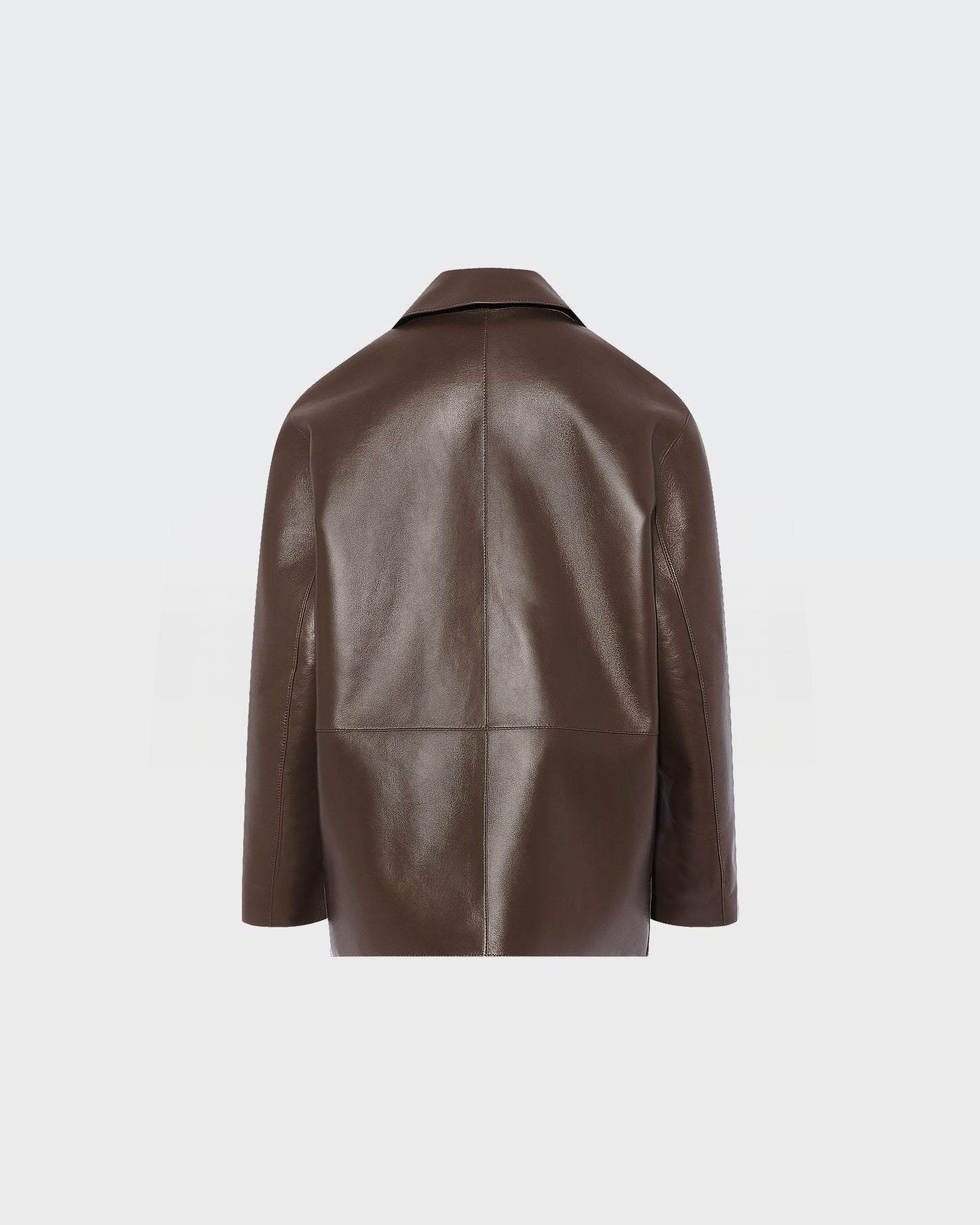 Woollen bonded leather jacket -Yves Salomon