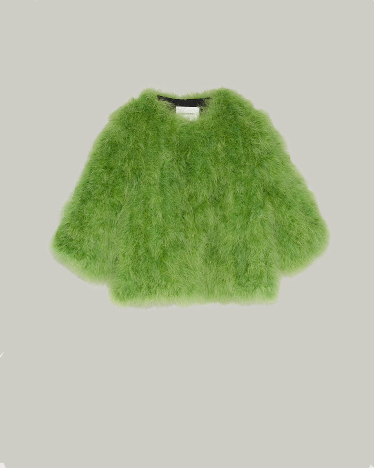 Cropped feather jacket -Yves Salomon