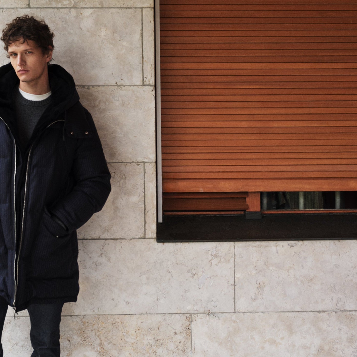 Men's Down Jacket- Yves Salomon