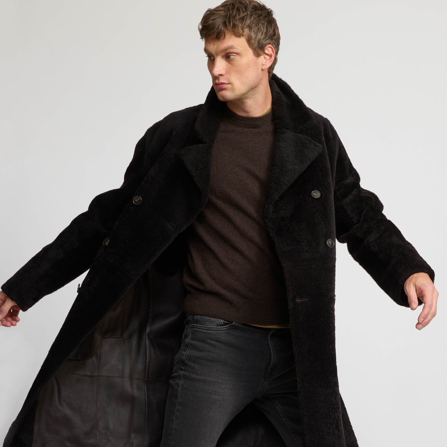 Iconics | Men's Shearling coats- Yves Salomon