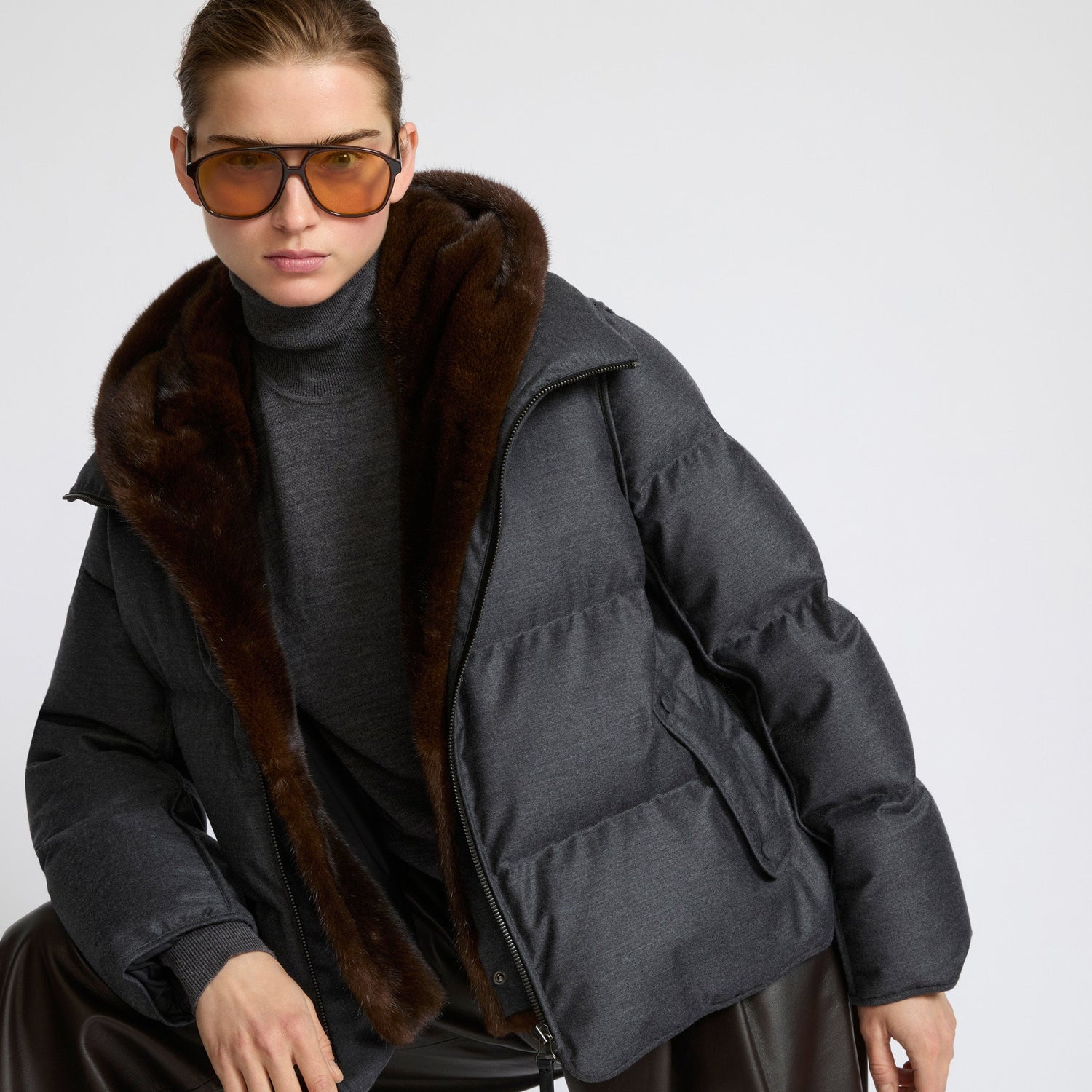 Iconics | Women's "A" line down jackets- Yves Salomon