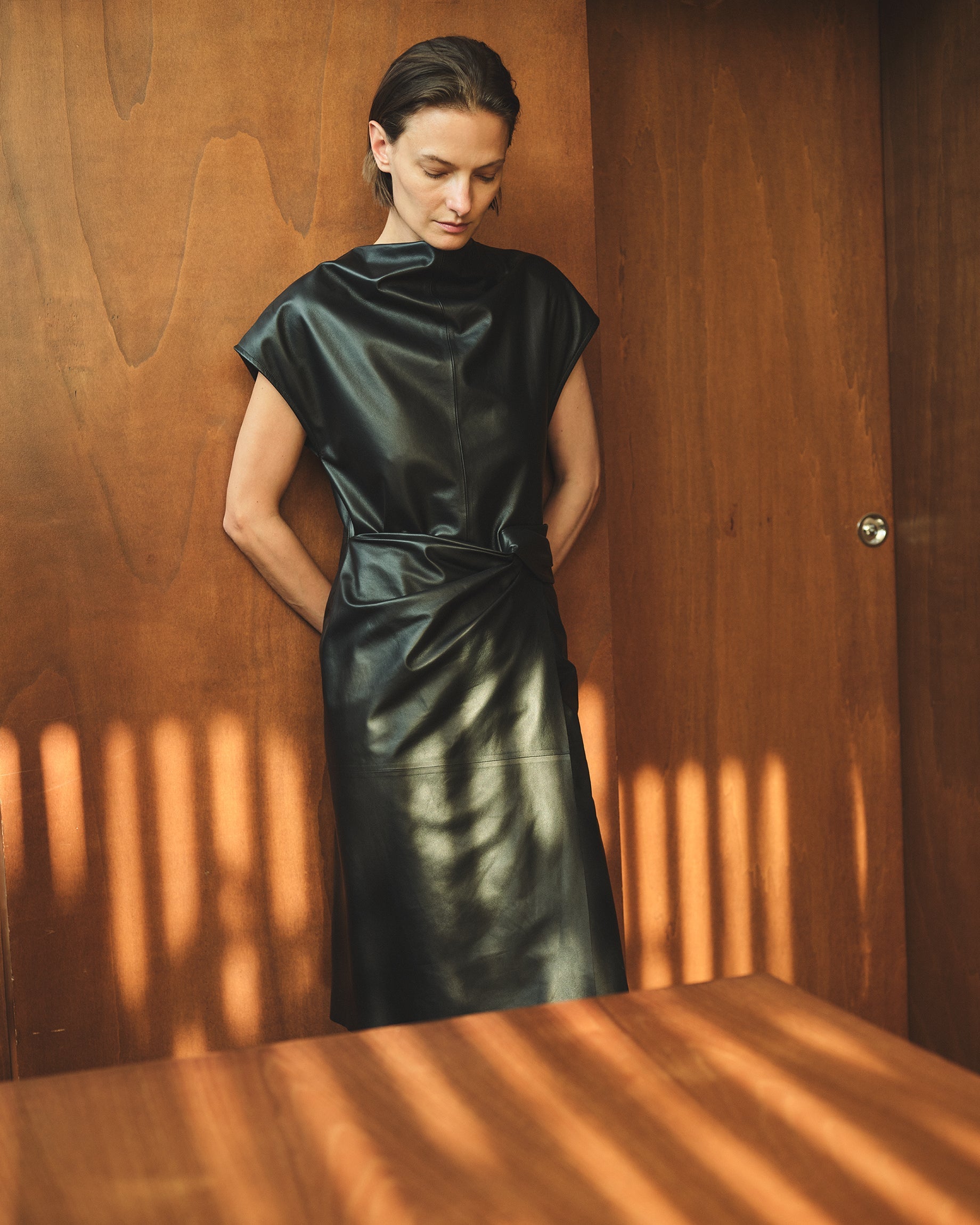 Women's leather clothing