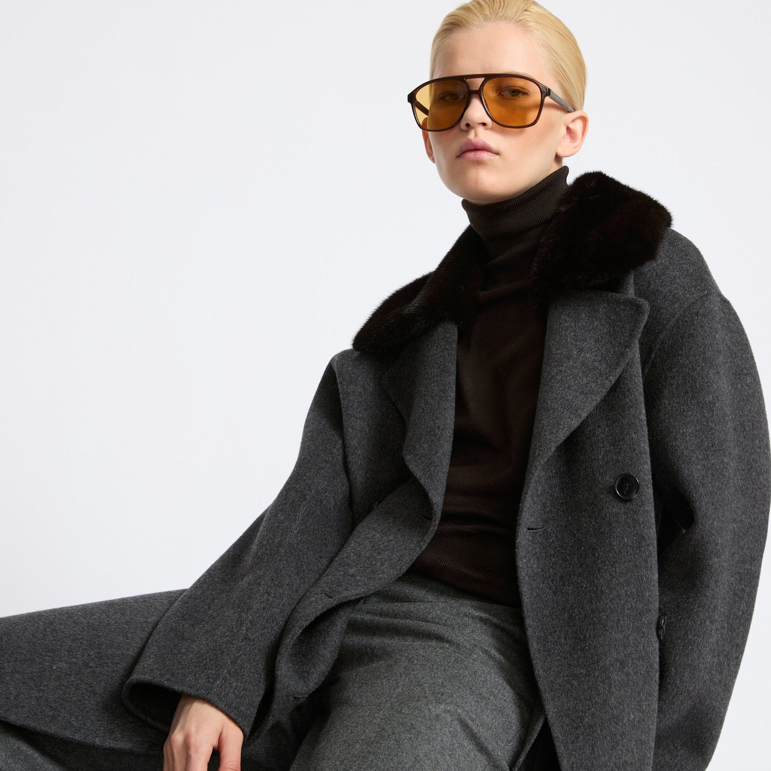 Women's luxury coats - Yves Salomon fall winter collection