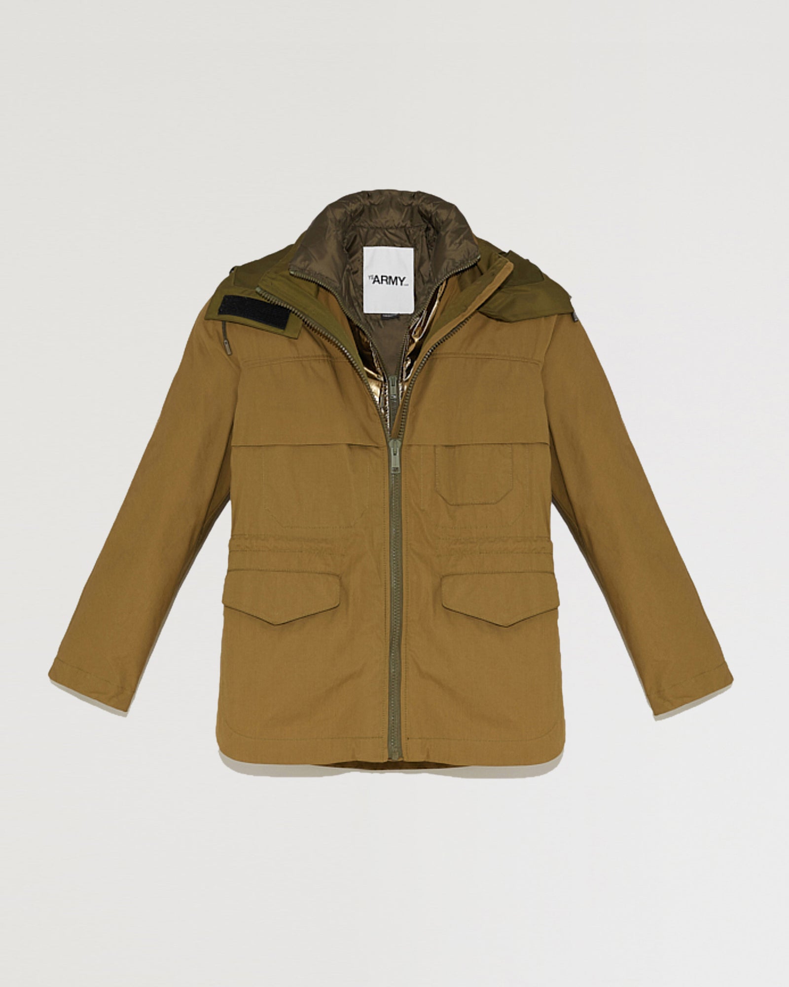 Winter sale & boxing day Yves Salomon -Convertible multi-pocket jacket in cotton and nylon
