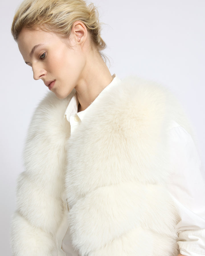 Sleeveless fox fur vest - Yves Salomon - New Fall/Winter Collection