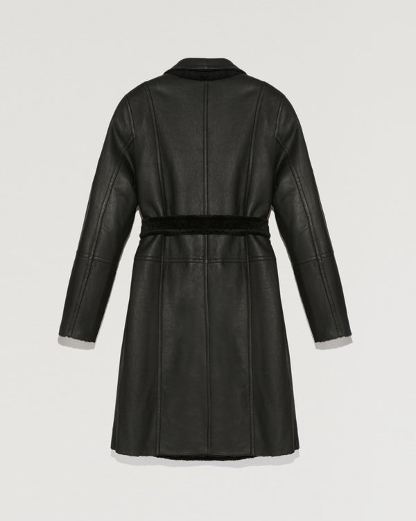 Reversible lacon lambskin coat