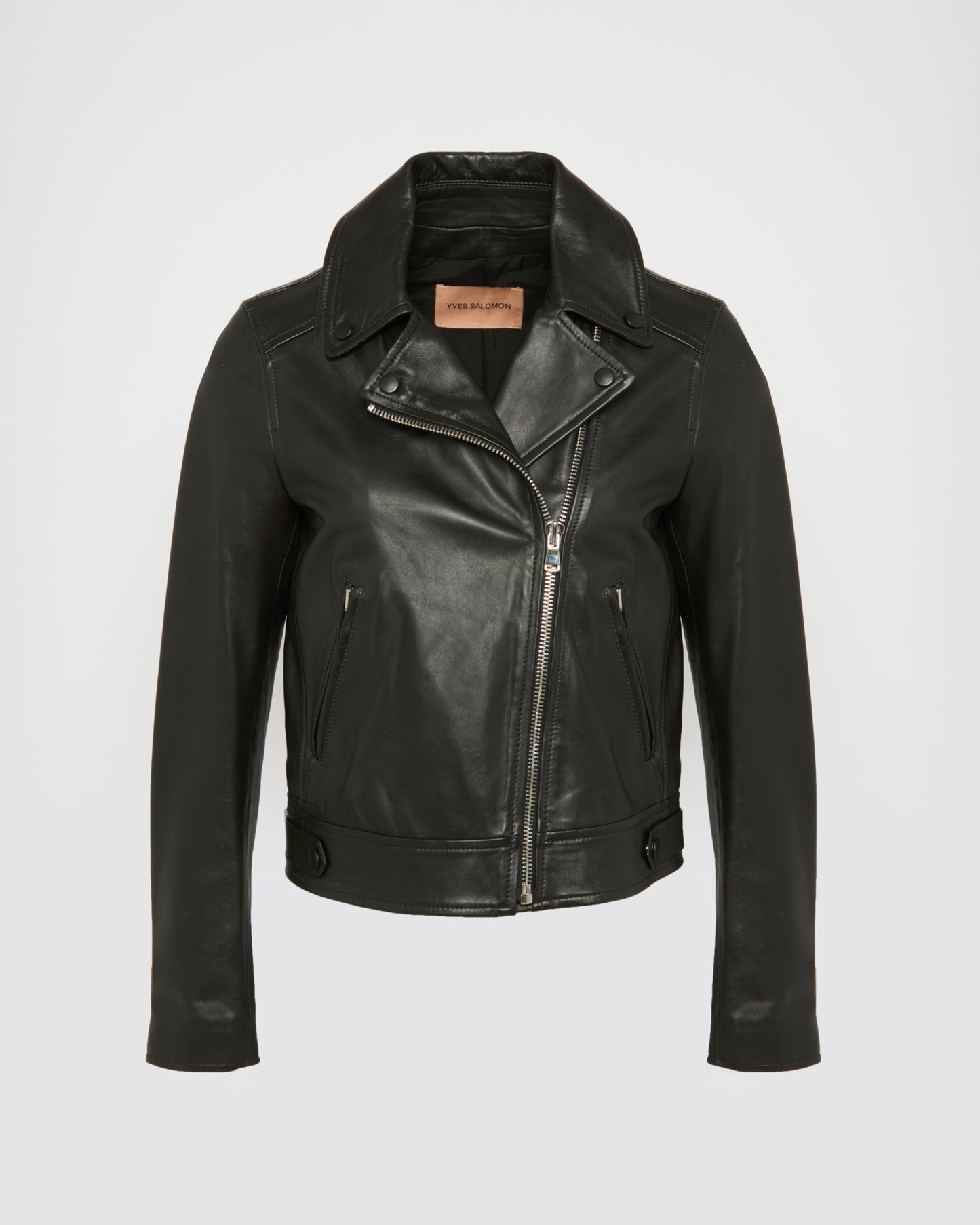 Balck Friday 2025 - Yves Salomon - Lamb leather biker jacket