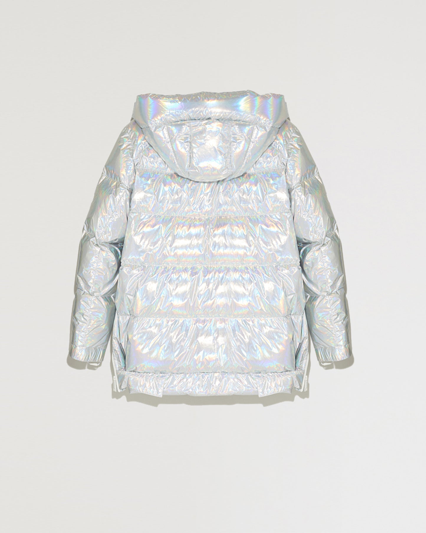 Winter sale & boxing day Yves Salomon -Hooded down jacket in technical fabric