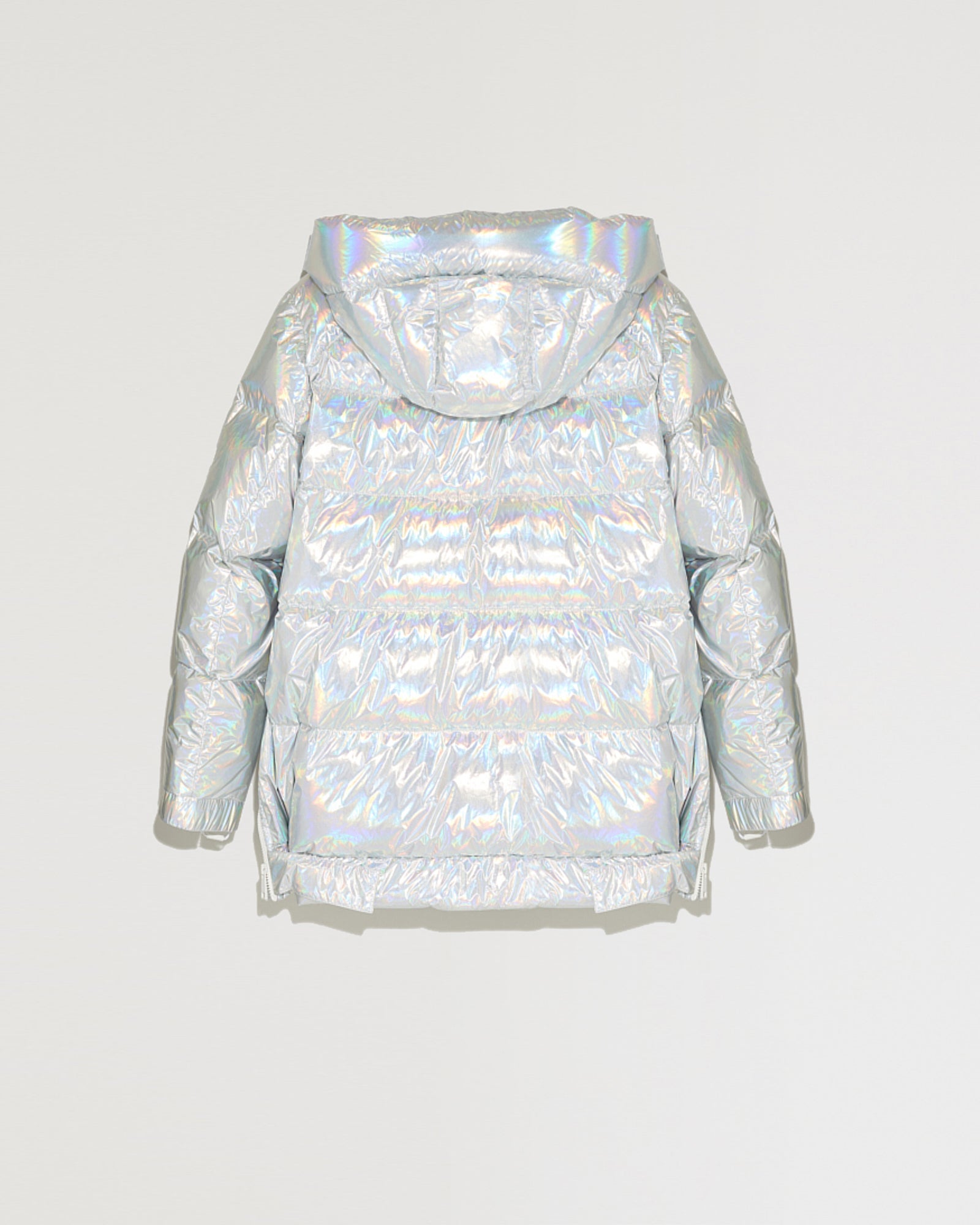 Winter sale & boxing day Yves Salomon -Hooded down jacket in technical fabric