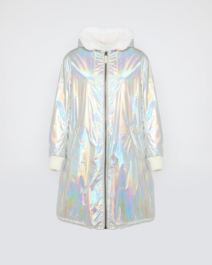 Balck Friday 2025 - Yves Salomon - Coat with metallic finish